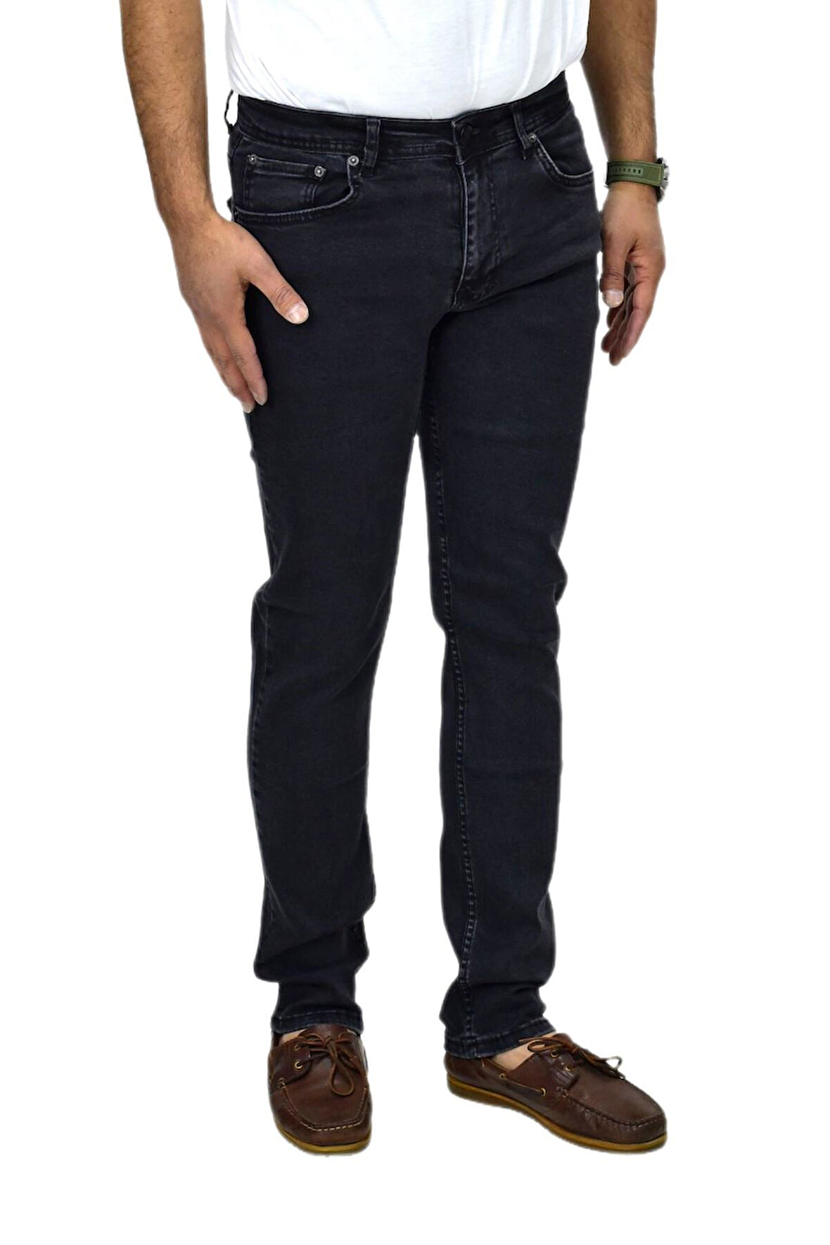 Erkek Siyah Jeans Pantolon Regular Fitt 320 BGL-ST04490