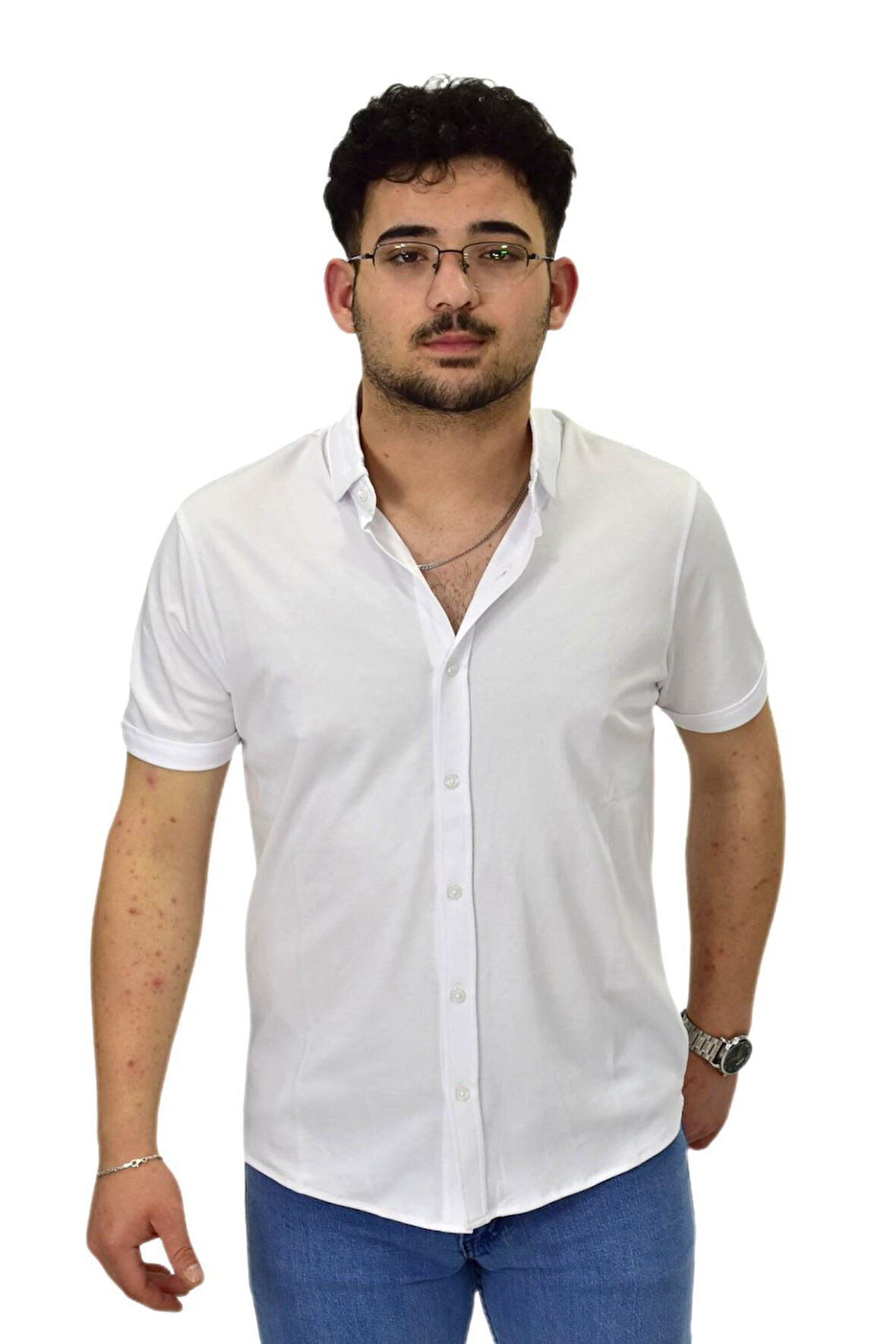 Erkek Gömlek Yaka Düğmeli Merserize Tişört 4410 BGL-ST04530