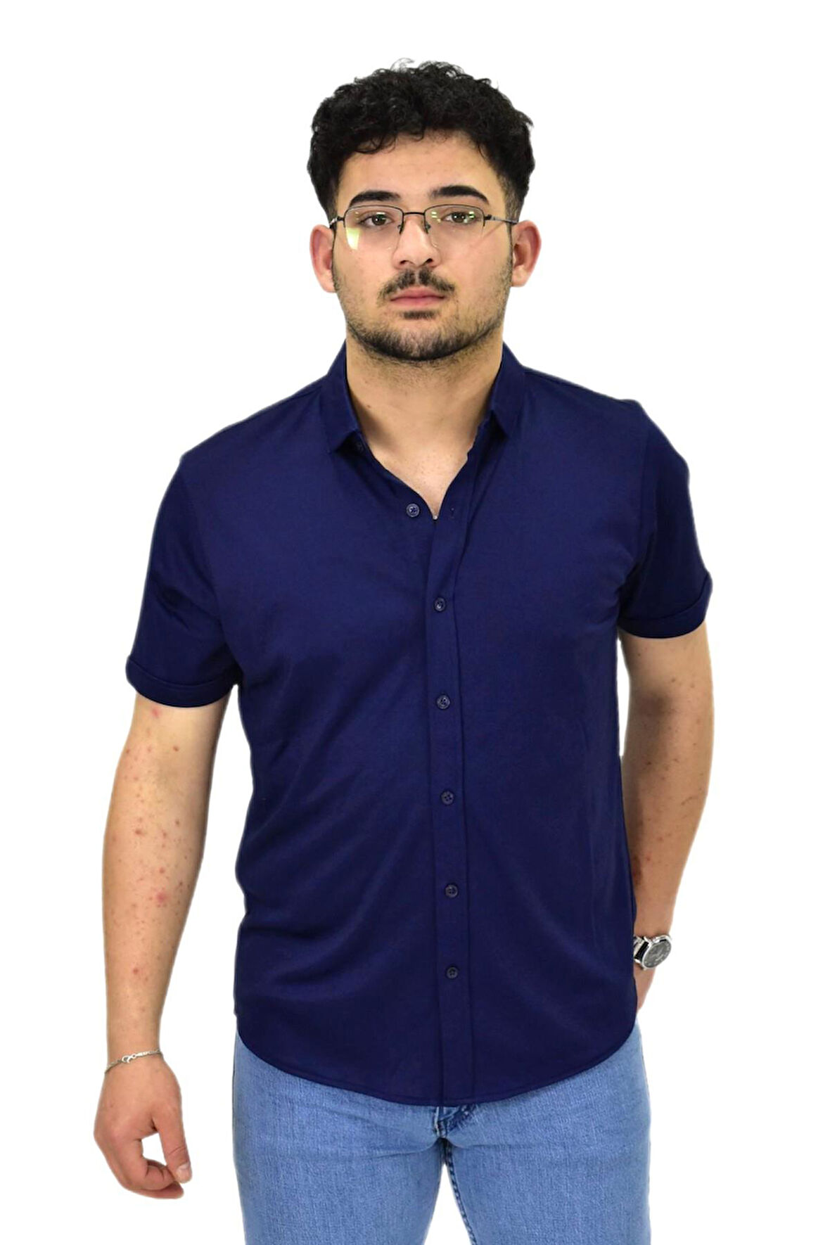 Erkek Gömlek Yaka Düğmeli Merserize Tişört 4410 BGL-ST04530