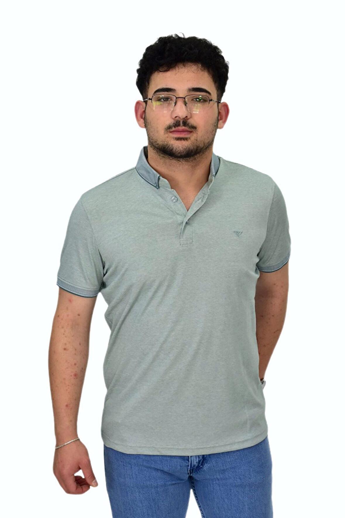 Erkek Polo Yaka Merserize Tişört 1000 BGL-ST04532