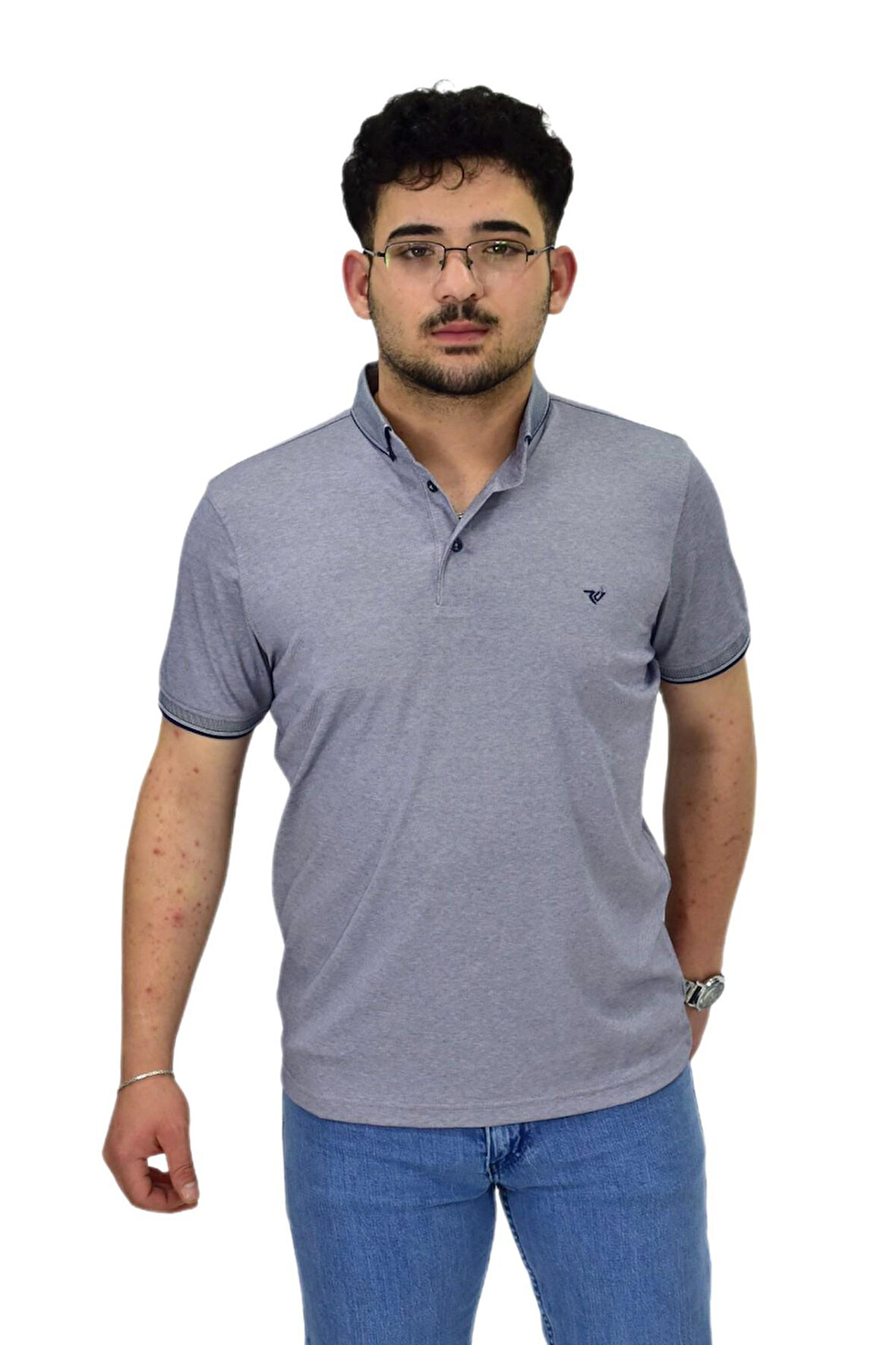 Erkek Polo Yaka Merserize Tişört 1000 BGL-ST04532