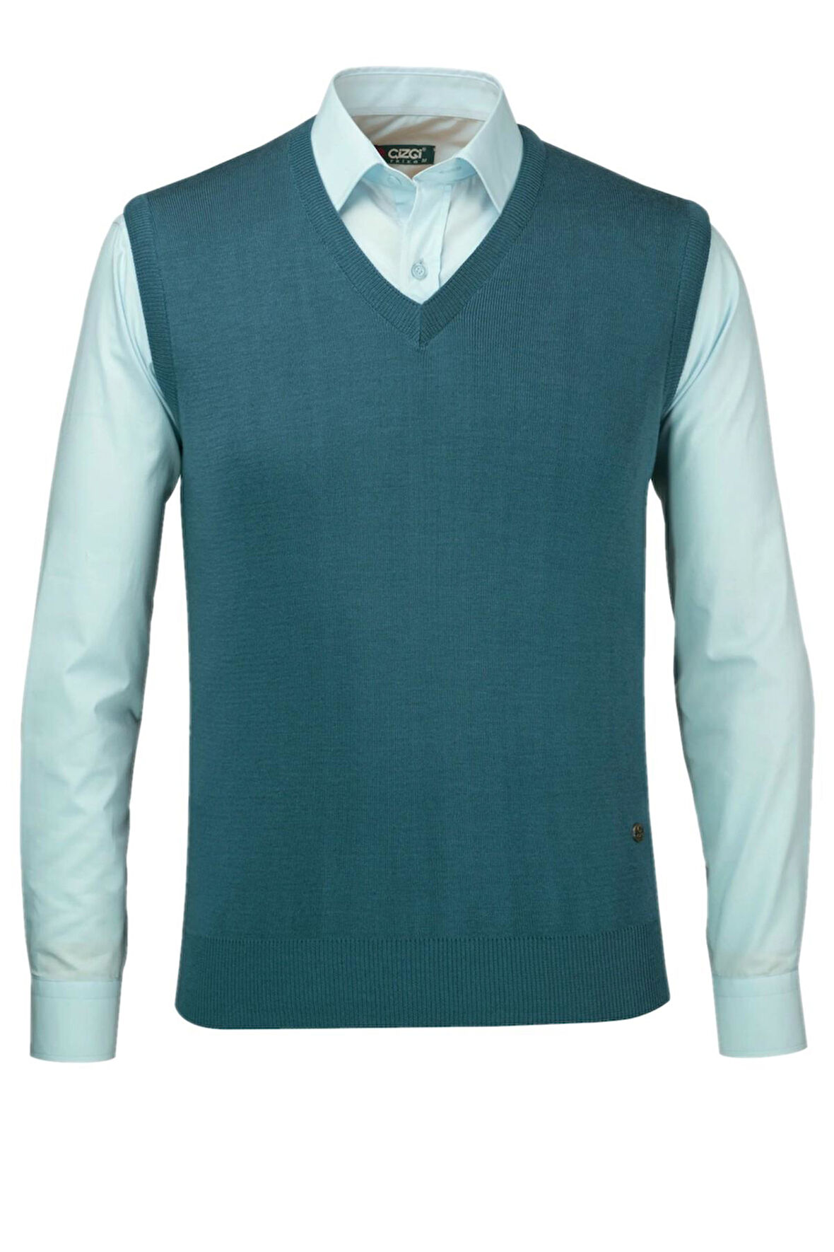 Erkek V Yaka Triko Süveter 4241H BGL-ST04030