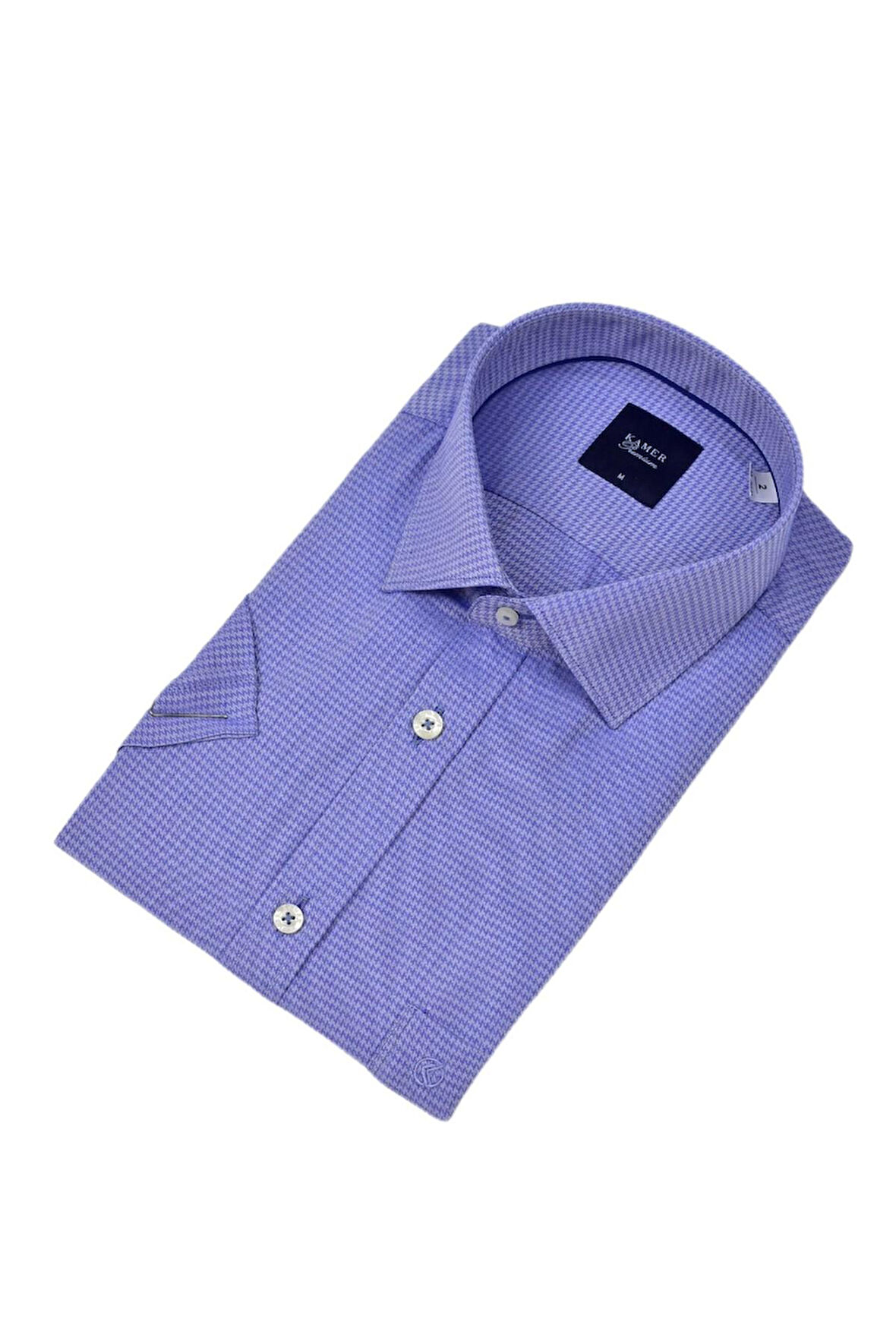 Erkek Klasik Armürlü Kısa Kol Gömlek 9406 BGL-ST04574