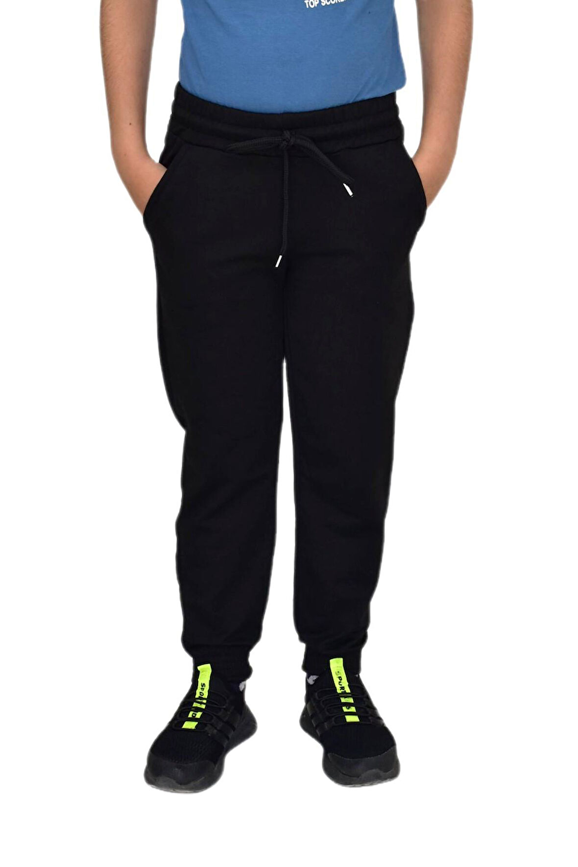 Kız Çocuk Eşofman Altı Cepli 2 İplik Bel Paça Lastikli BGL-ST04629