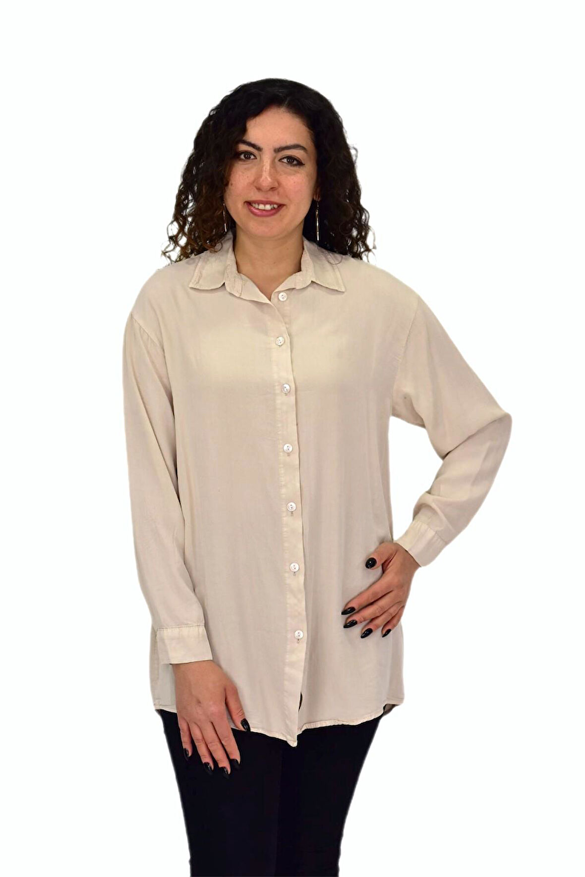 Kadın Uzun Kol Gömlek BGL-ST04647