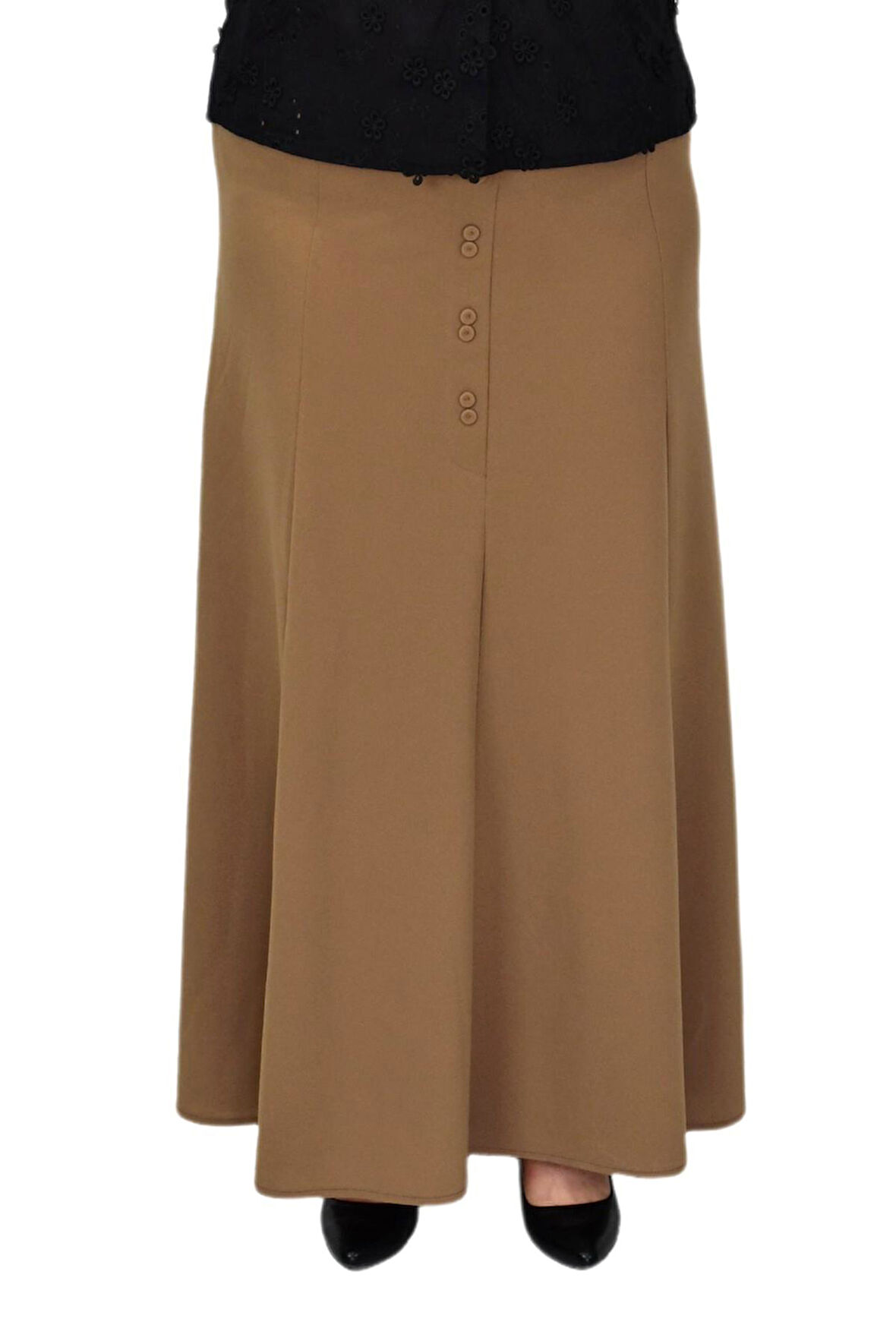 Kadın Kumaş Etek Lastikli Kemer Balık Model BGL-ST03327