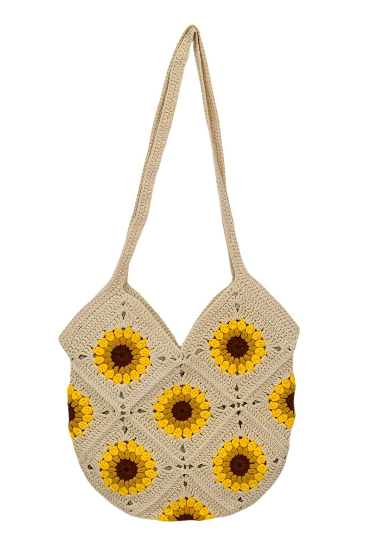 El Örgüsü Motif Desenli İçi Astarlı Omuz Çanta BGL-ST04725