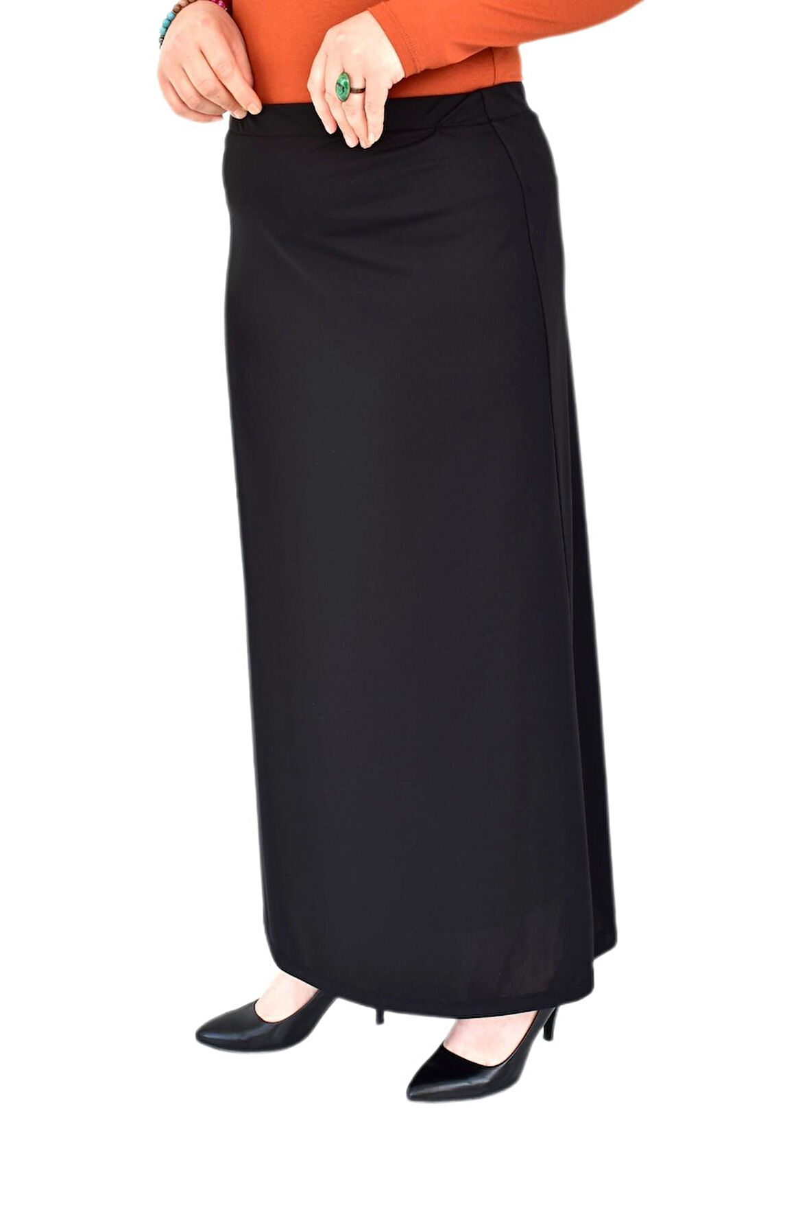 Kadın Uzun Lastikli Kalem Etek BGL-ST04727