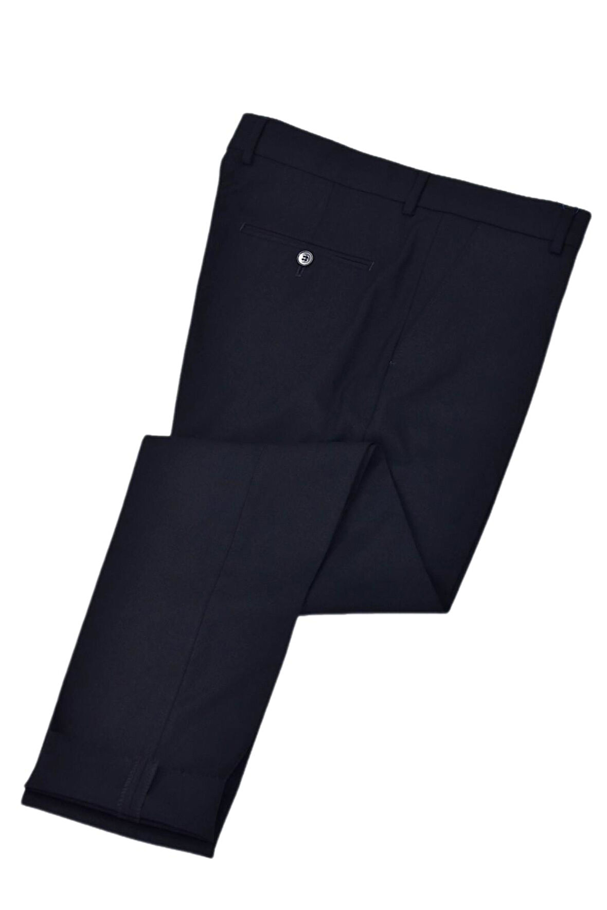 Erkek Silim Fit Klasik Pilesiz  Kumaş Pantolon P1160 BGL-ST04743