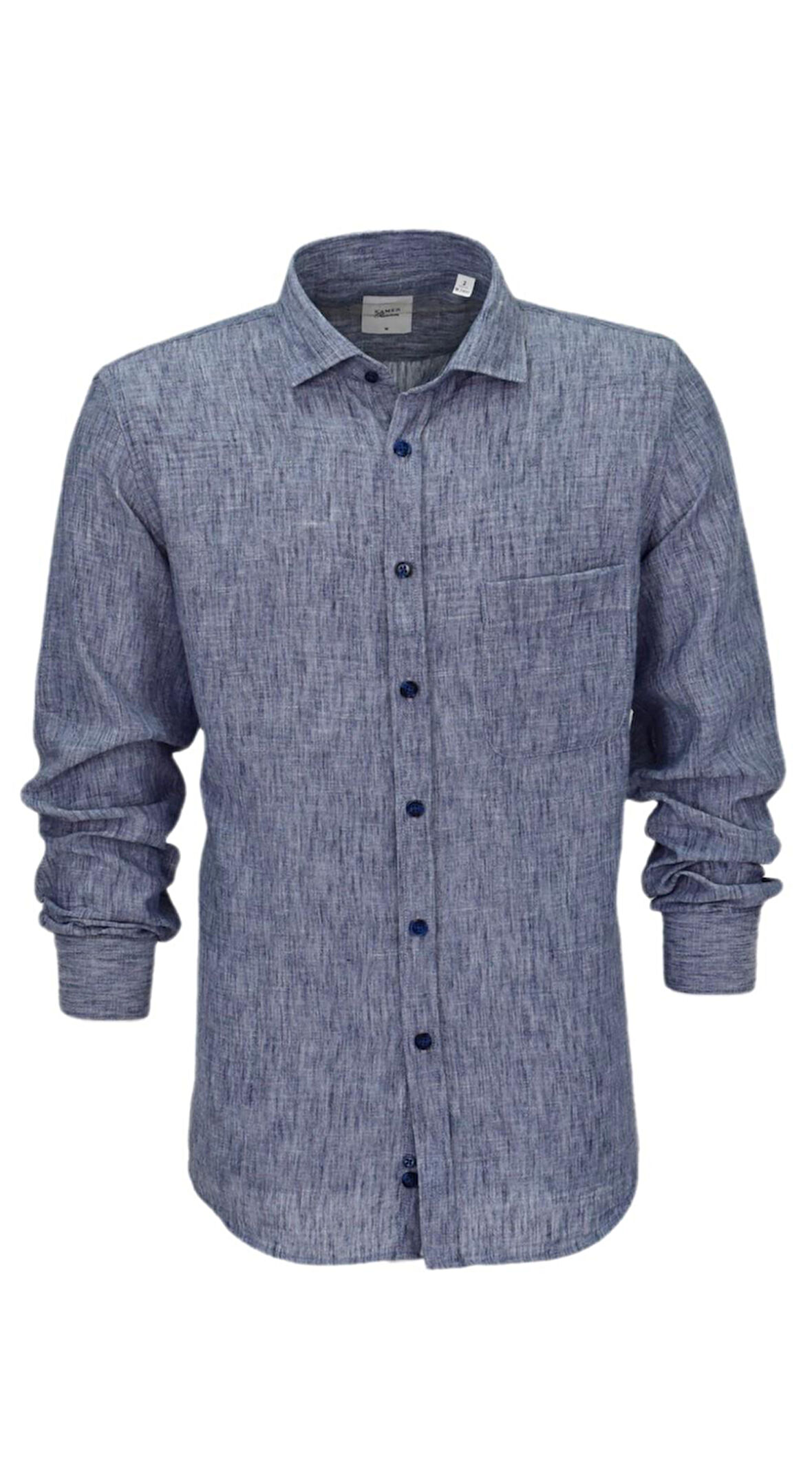 Erkek Yazlık Klasik Uzun Kol Gömlek 3819 BGL-ST04753