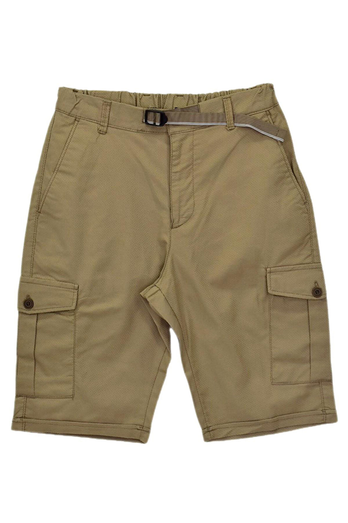 Erkek Kargo Cepli Kanvas Kapri Şort 1332 BGL-ST04762