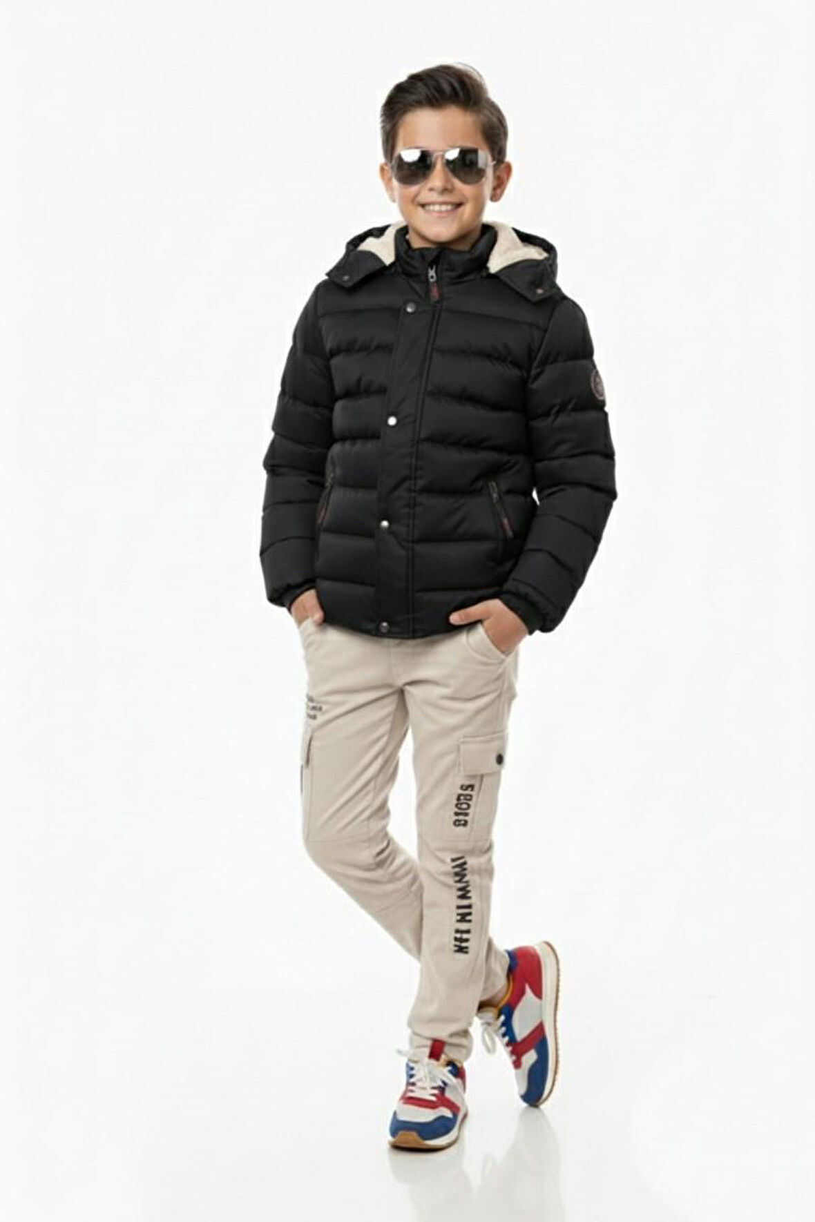 Erkek Çocuk Kapüşonlu Mont BGL-ST04885