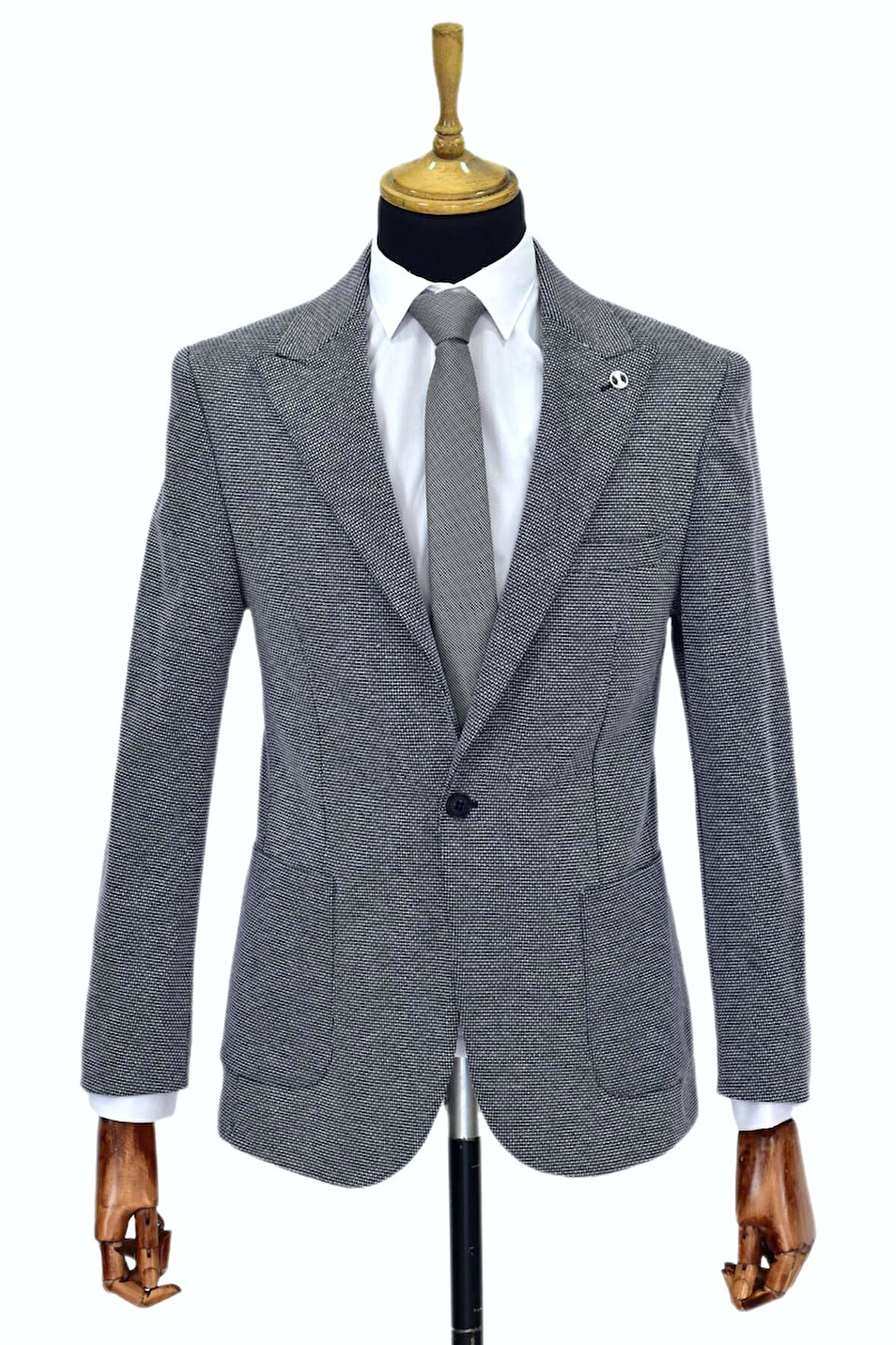 Erkek Tek Spor Ceket Çift Yırtmaçlı BGL-ST03983