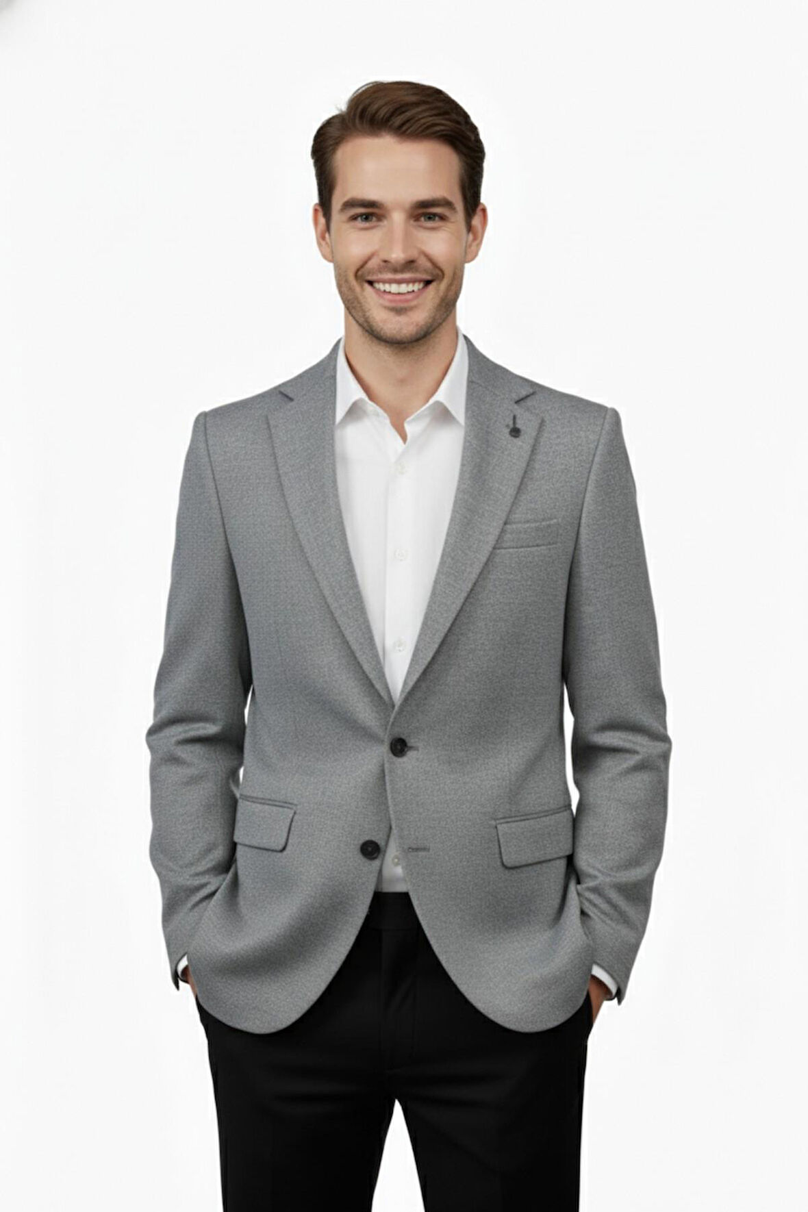 Erkek Tek Spor Ceket Çift Yırtmaçlı BGL-ST04981