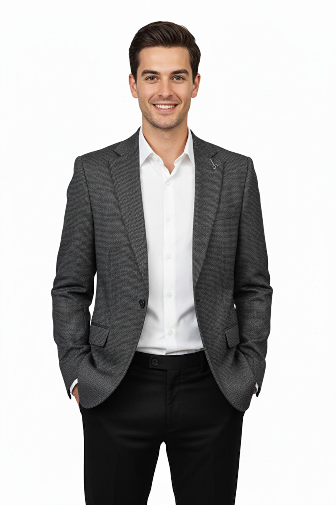 Erkek Tek Spor Ceket Çift Yırtmaçlı BGL-ST04982