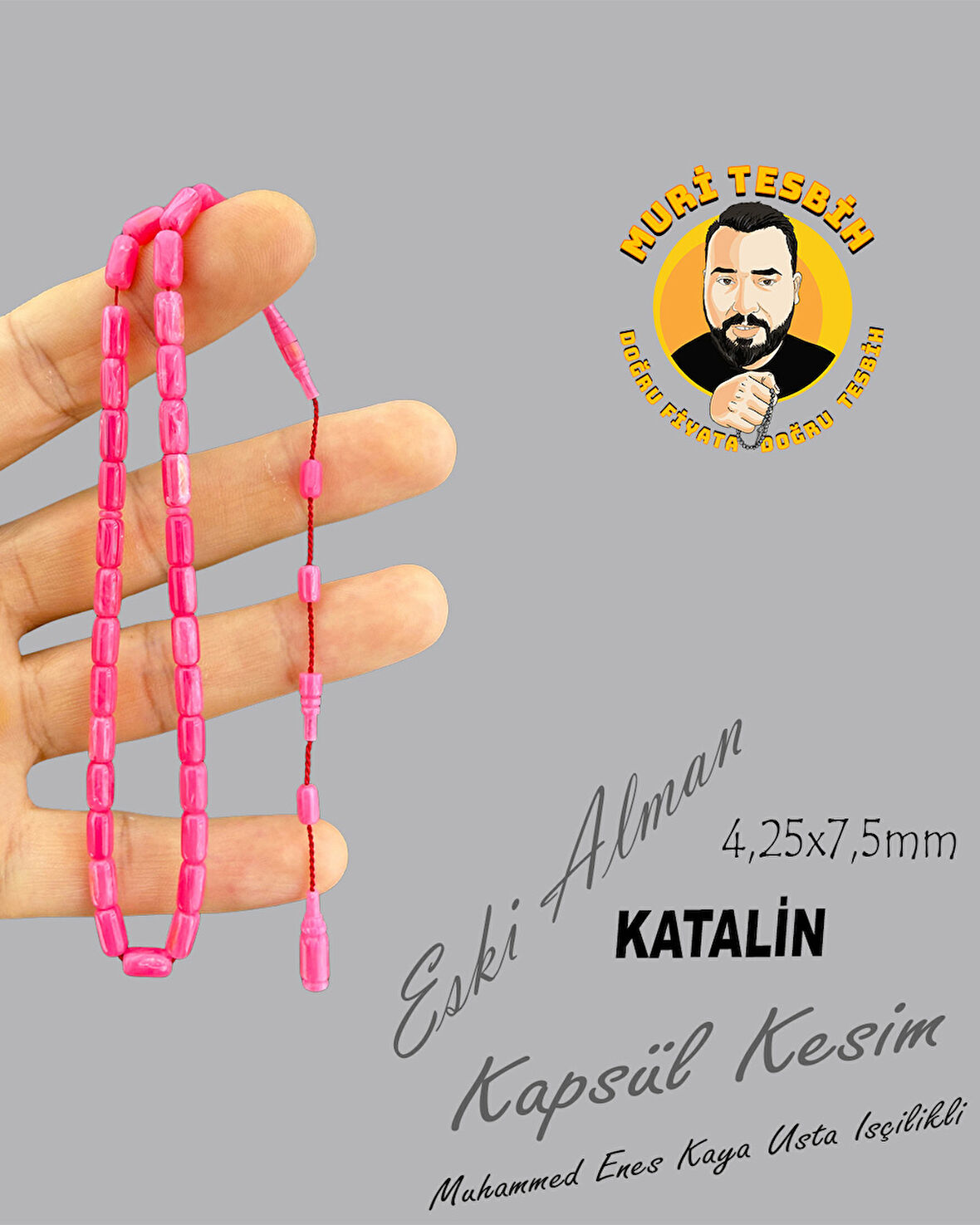 MUHAMMED ENES KAYA ESKİ ALMAN KATALİN  KAPSÜL KESİM 4,25X7,5mm