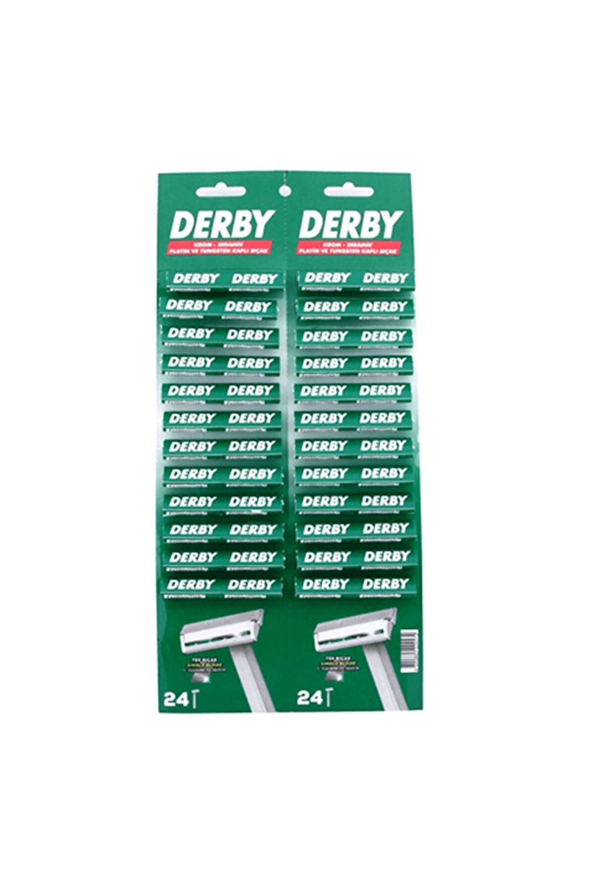 Tek Tıraş Bıçağı 48Li Kartela Tıraş Bıçağı