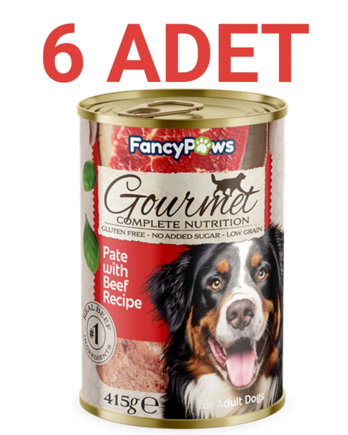 Fancy Paws Dana Etli Yetişkin Köpek Konserve Maması X 6 Adet
