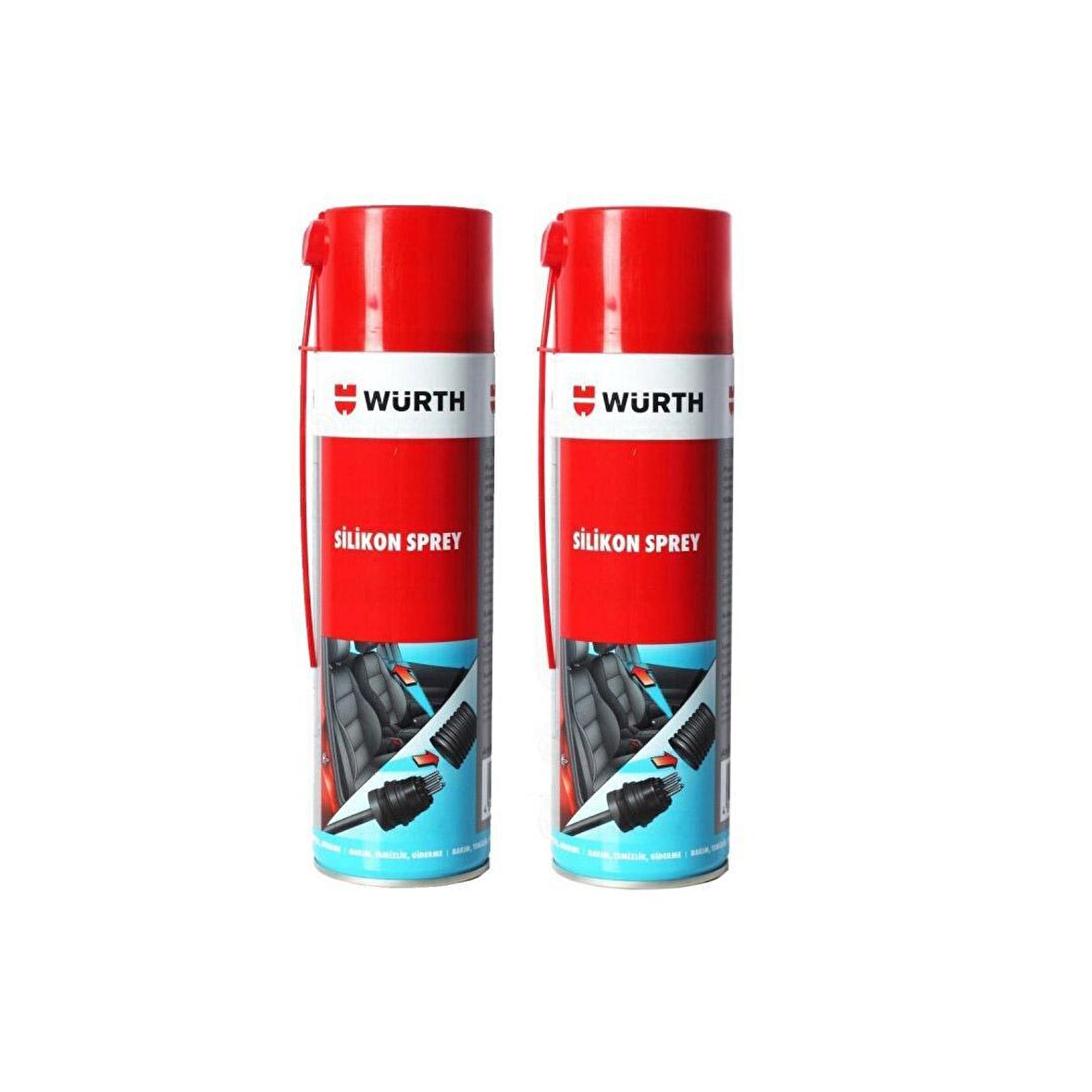 Würth silikon Sprey 500 ml 2 li