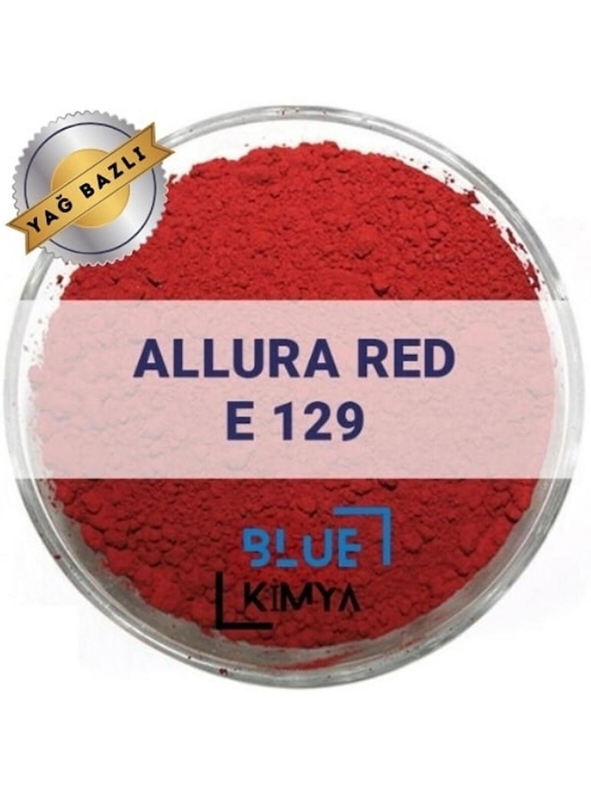 Lake Allura Red 500 Gr Bayrak Kırmızısı E129 Yağ Bazlı Toz Gıda Boyası