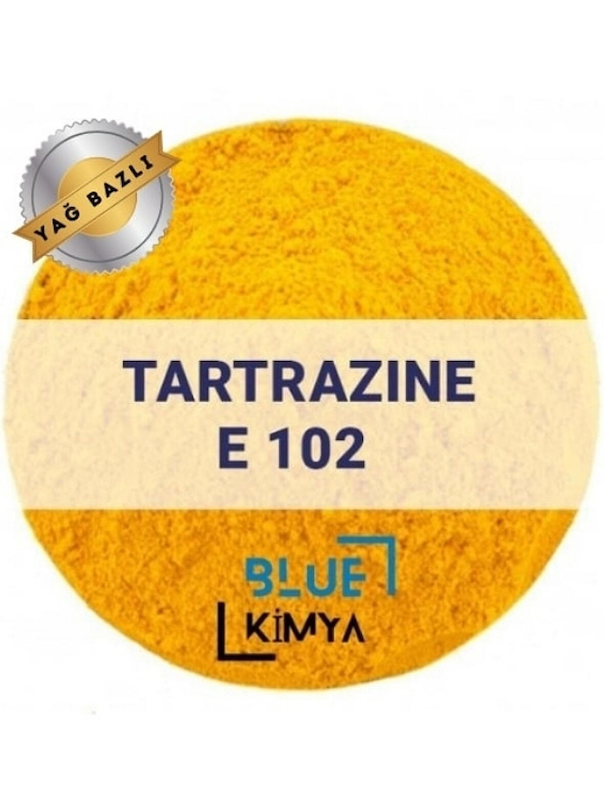 Lake Tartrazine 500 Gr Sarı E102 Yağ Bazlı Toz Gıda Boyası