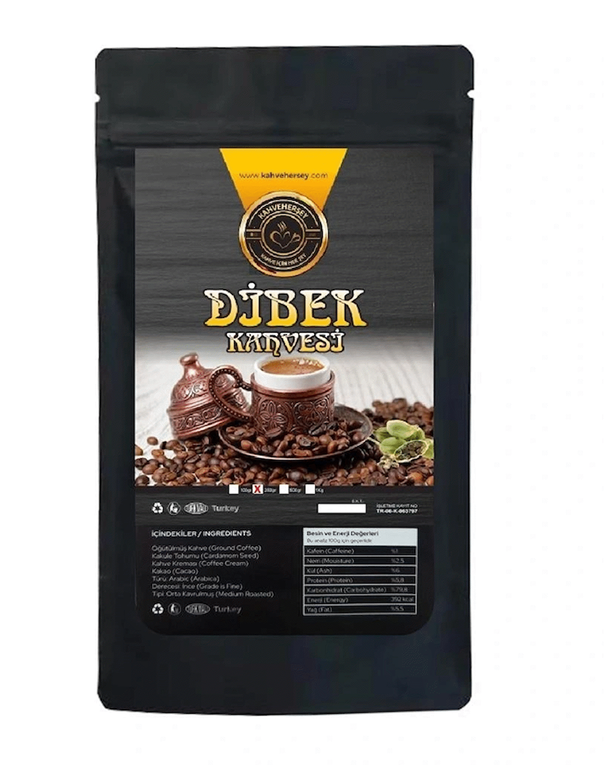 KAHVE HERŞEY DİBEK KAHVESİ 250 GR