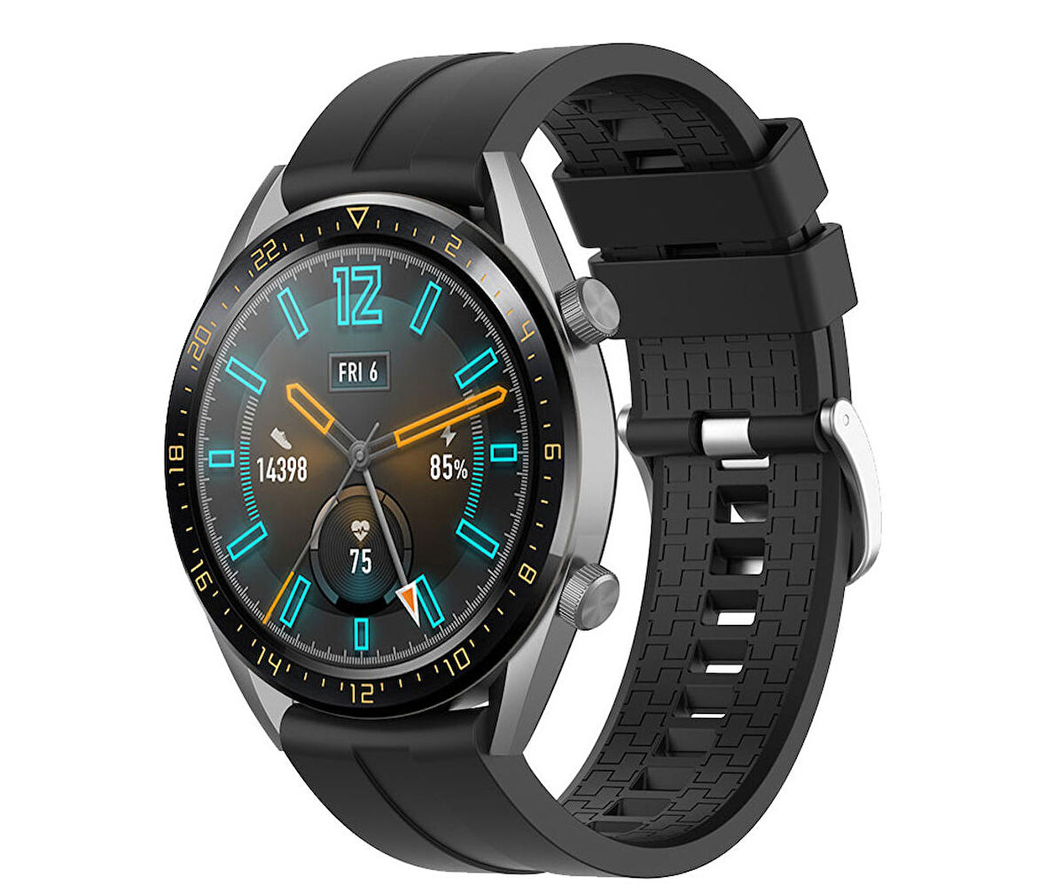 Megafox Galaxy Watch 5/5 Pro 40-44-45 Mm Uyumlu Silikon Kordon Spor Tasarım Premium Kayış