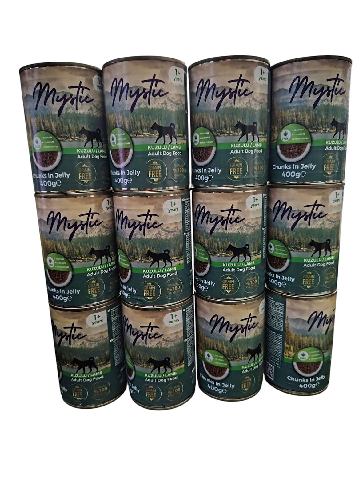 MYSTİC KÖPEK KONSERVE KUZU ETLİ 400 GR ( 12 ADET )