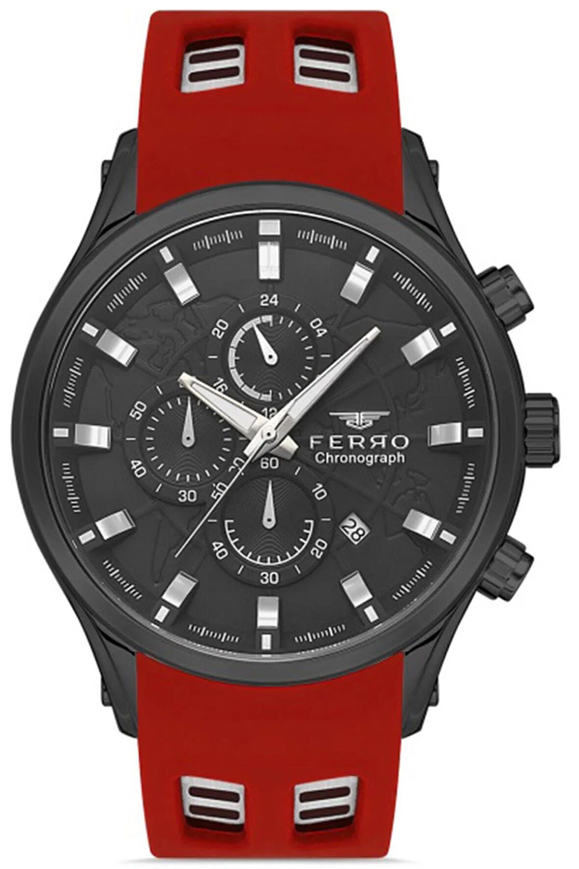 Erkek Spor Kol Saati Çelik Kasa Silikon Kordon Paslanmaz Çelik Model 2 Yıl Garantili