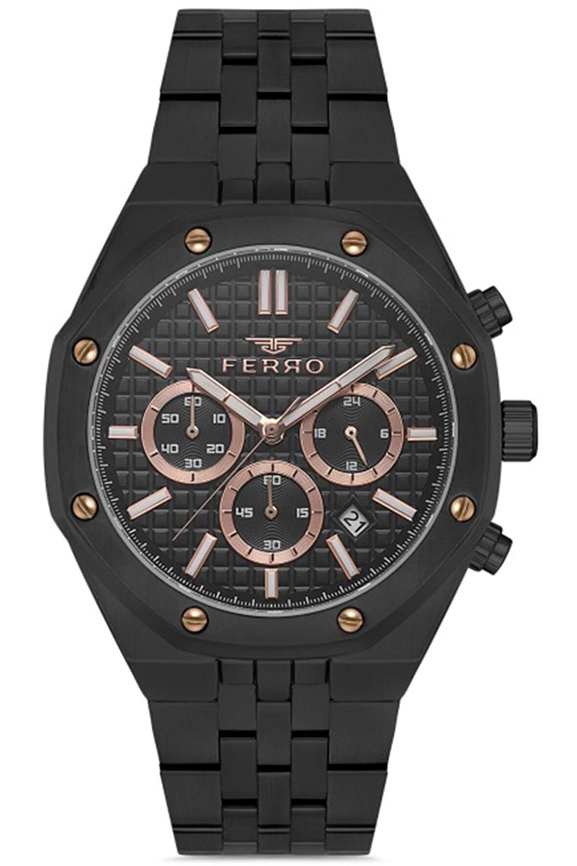 Erkek Premium Kol Saati Çelik Kasa Çelik Kordon Su Geçirmez Paslanmaz Çelik Model 2 Yıl Garantili