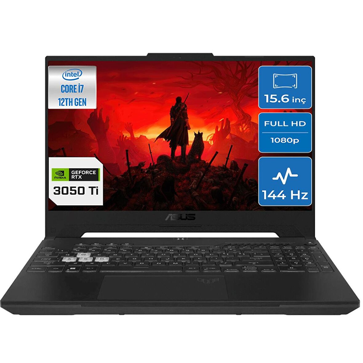 Asus Tuf Gaming F15 Fx507zc4 I7 12700h 16gb 512gb Ssd Rtx3050 4gb 144hz 15 6 Fhd Fdos Hn010