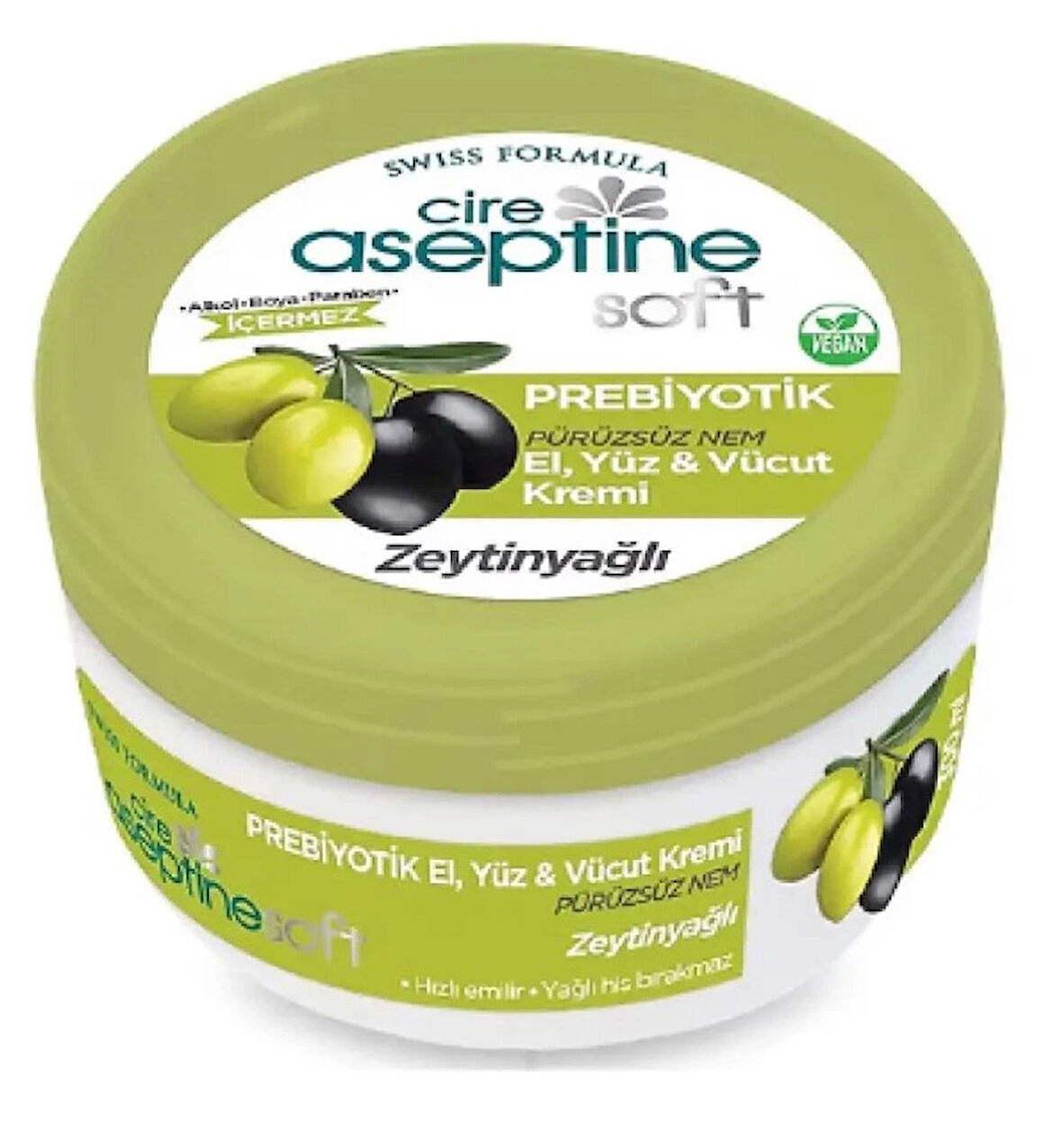 Cire Aseptine Soft Prebiyotik Zeytinyağlı Krem 300ml 