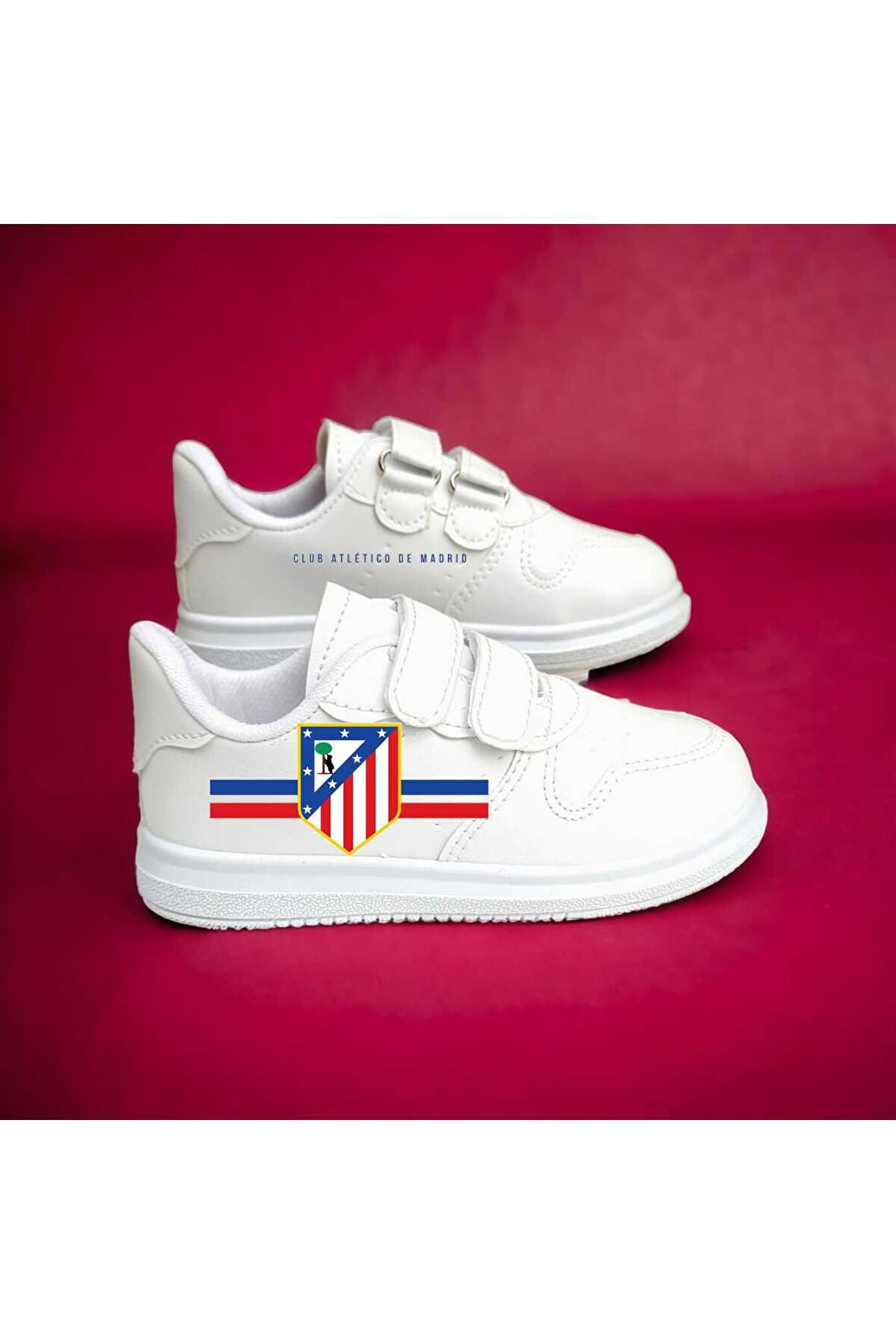 Club Atlético de Madrid baskılı kids sneaker çocuk spor ayakkabı