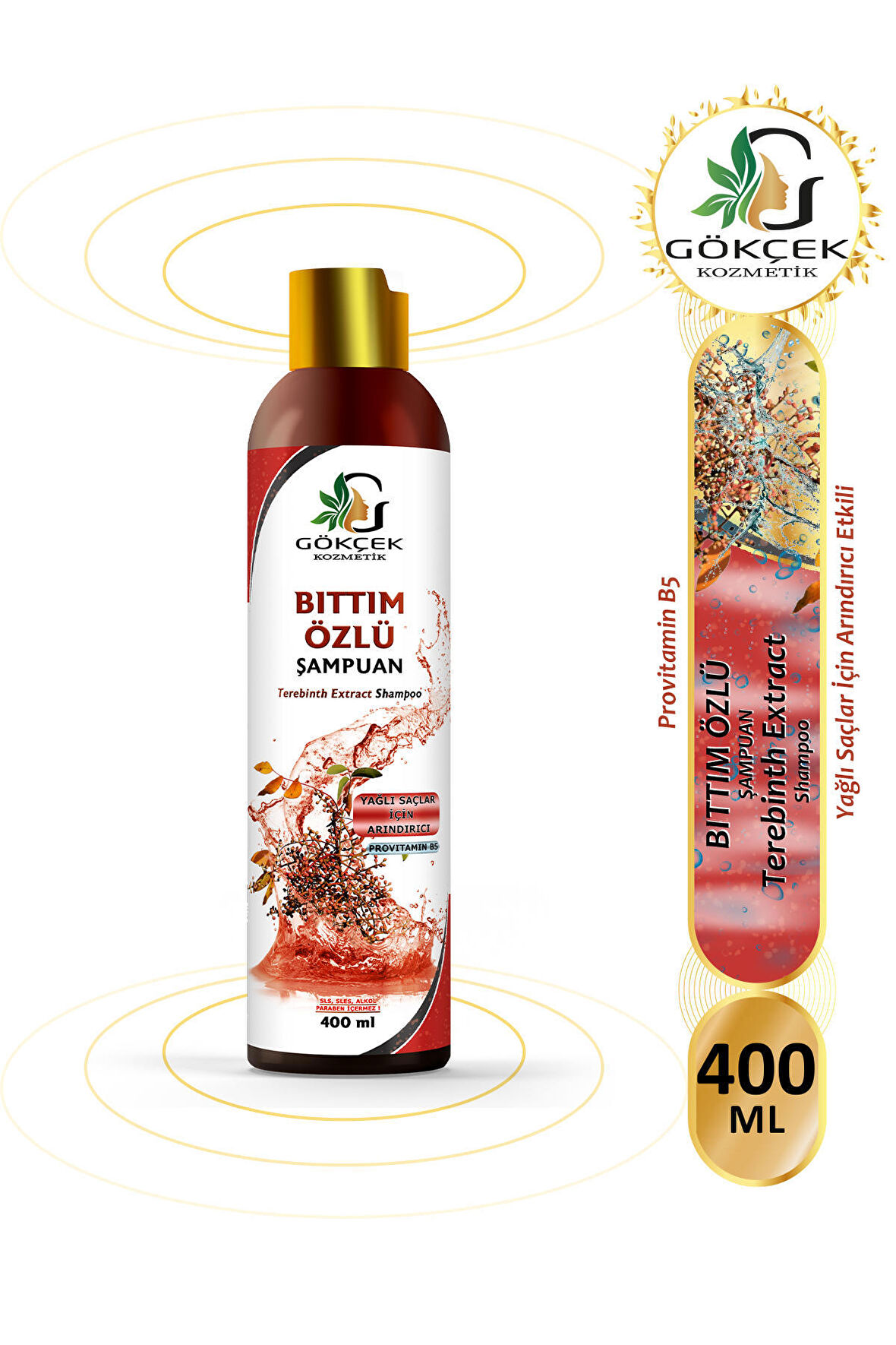 Gökçek Şifa Yıpranmış Saçlar İçin Güçlendirici Şampuan 400 ml