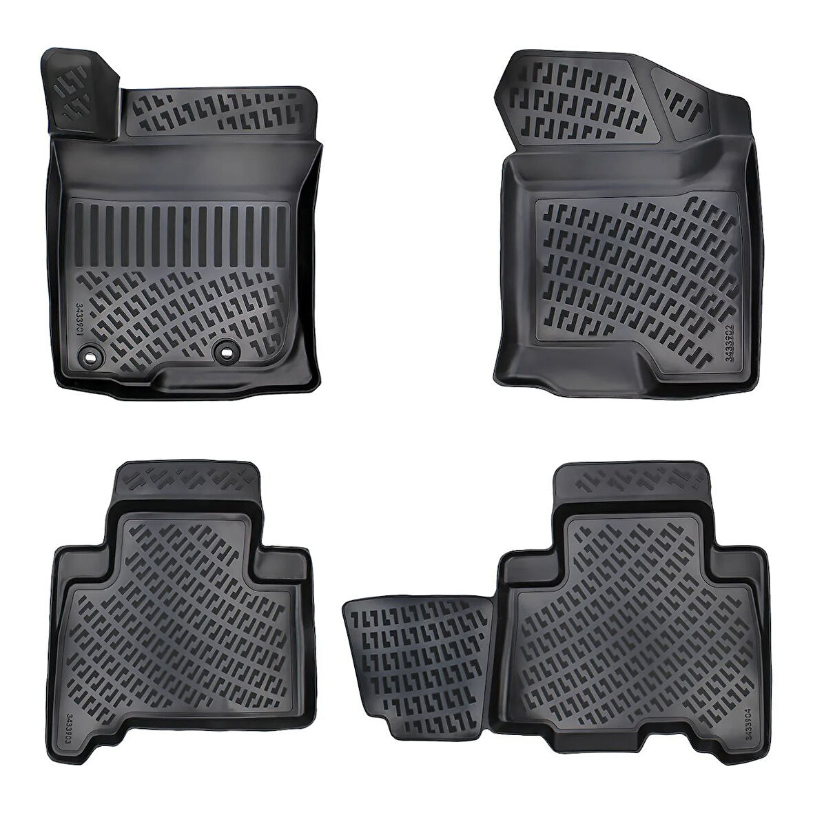 Toyota Land Cruiser Prado J150 2009-2023 Havuzlu Paspas