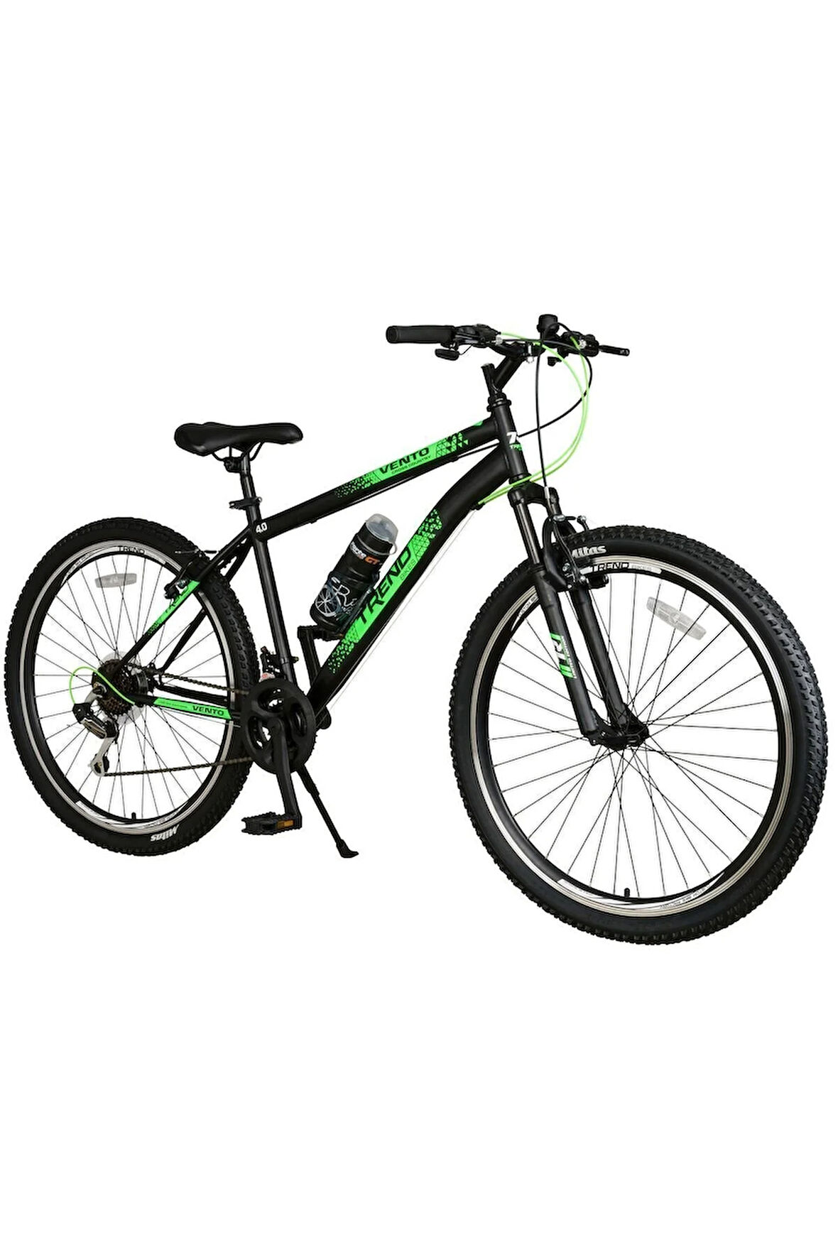 Trendbisiklet Vento 26 Çift Kat Alüminyum Jant, Önden Amortisörlü, 21 Vites - Otomatik, Dağ Bisikleti