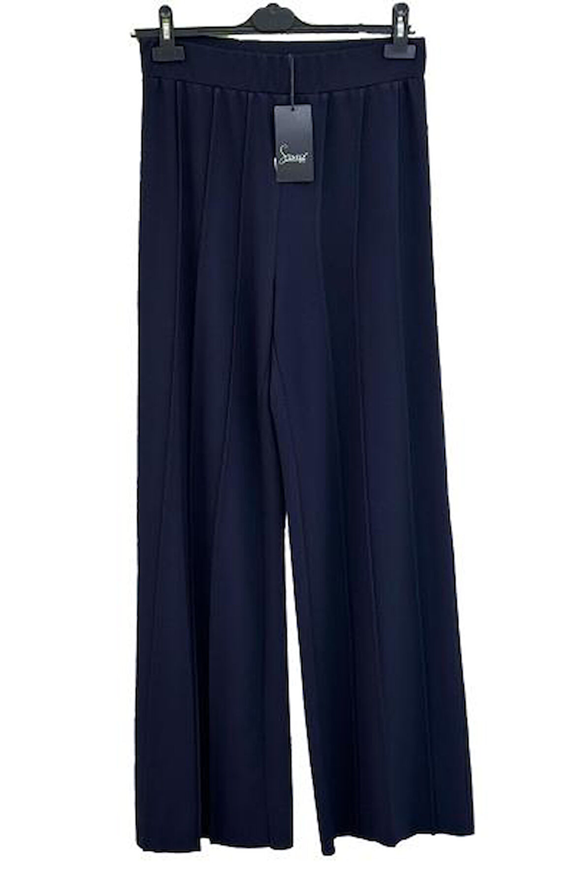 5612 SENTEZ LİORA GENİŞ PAÇA ÖRME PANTOLON