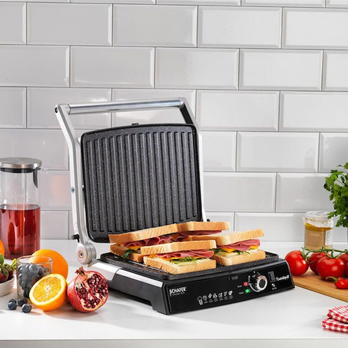 Schafer Concept Grill Tost Makinesi İnox