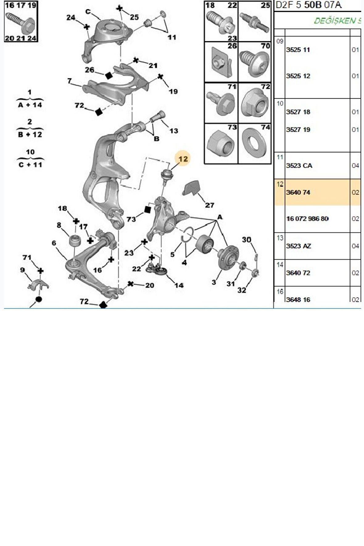 Rotil C5 X7  C6  407  508 (04109-3640.74)