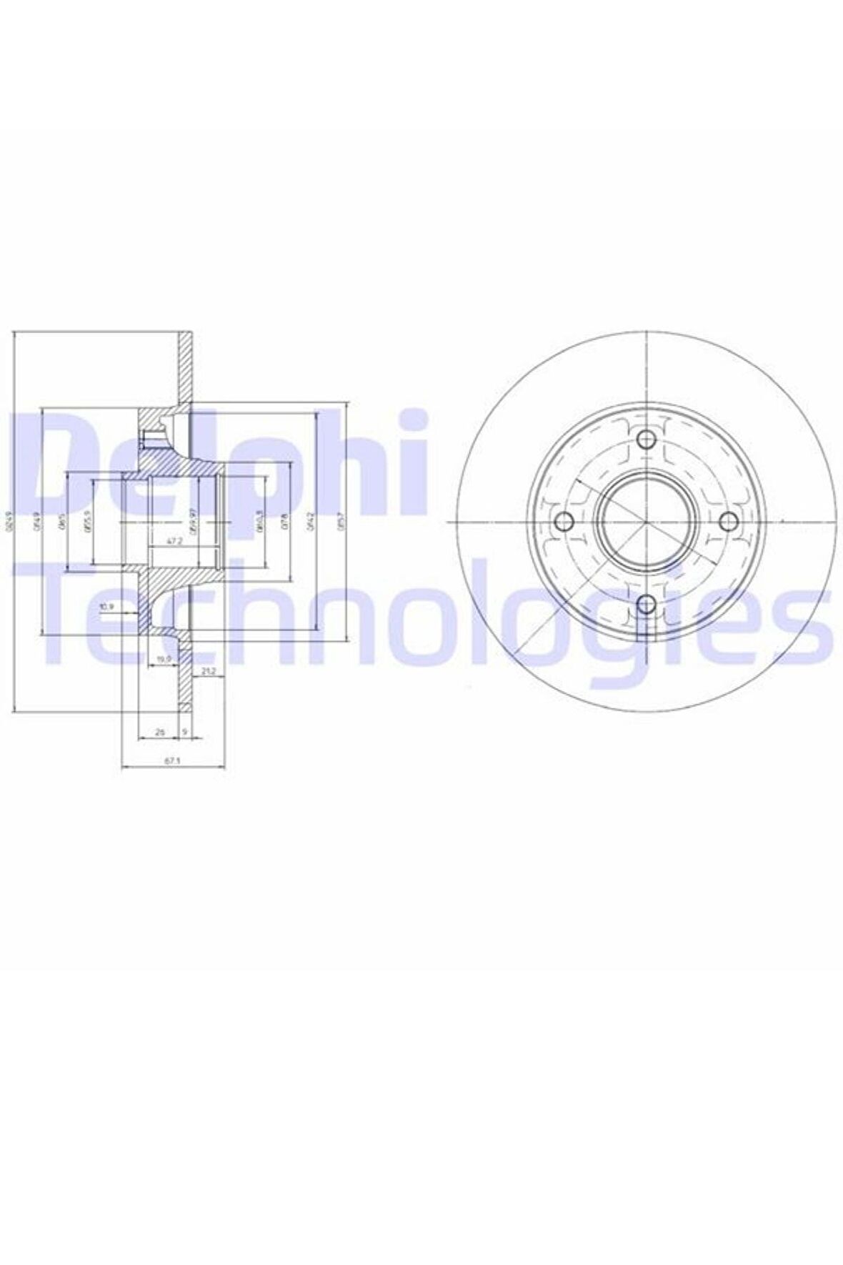 Arka Disk Rulmanlı 307 C4 01- (BG9021RS-4249.34)