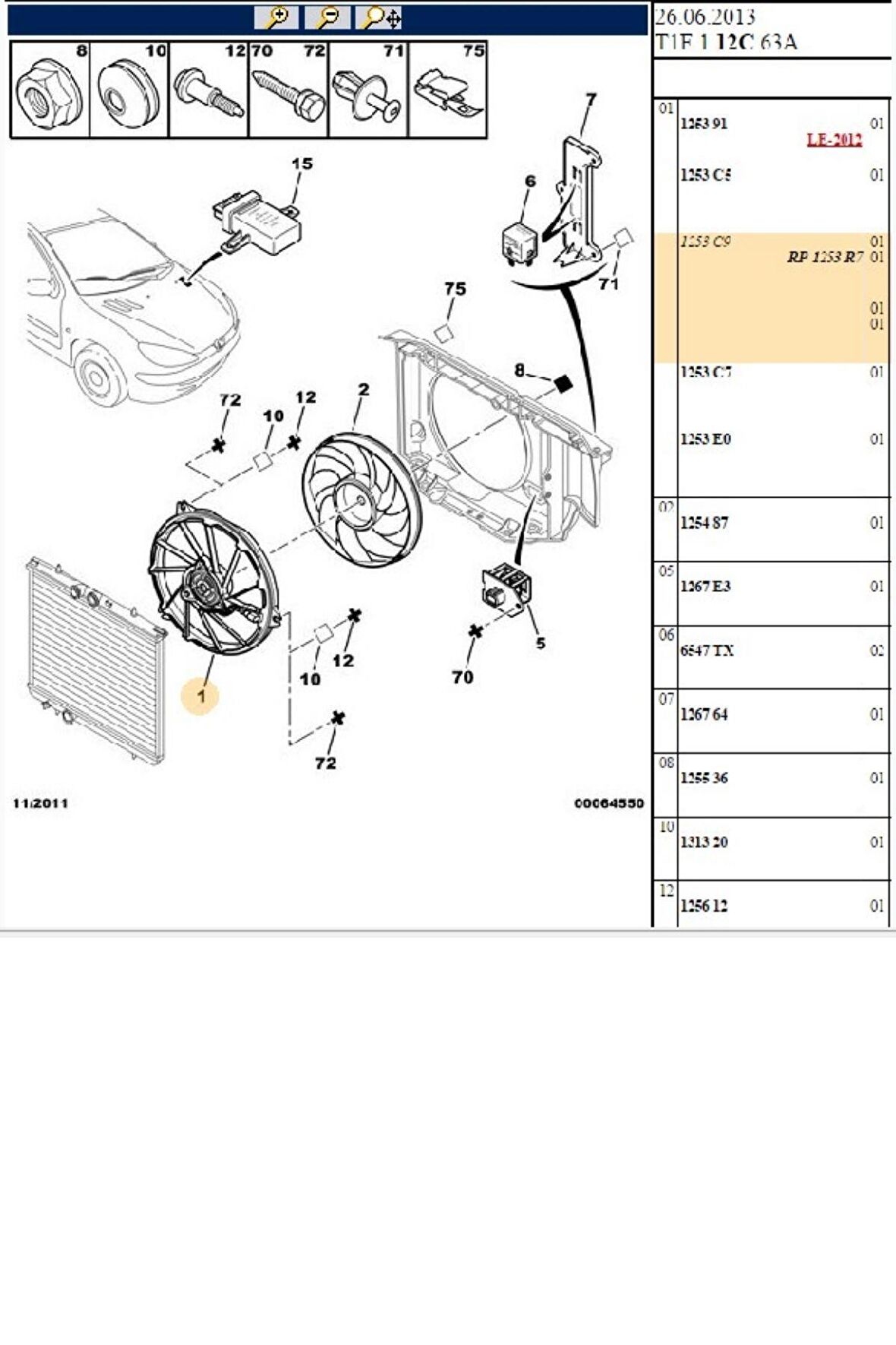 Fan Motoru 206 (414100-1253.R7)