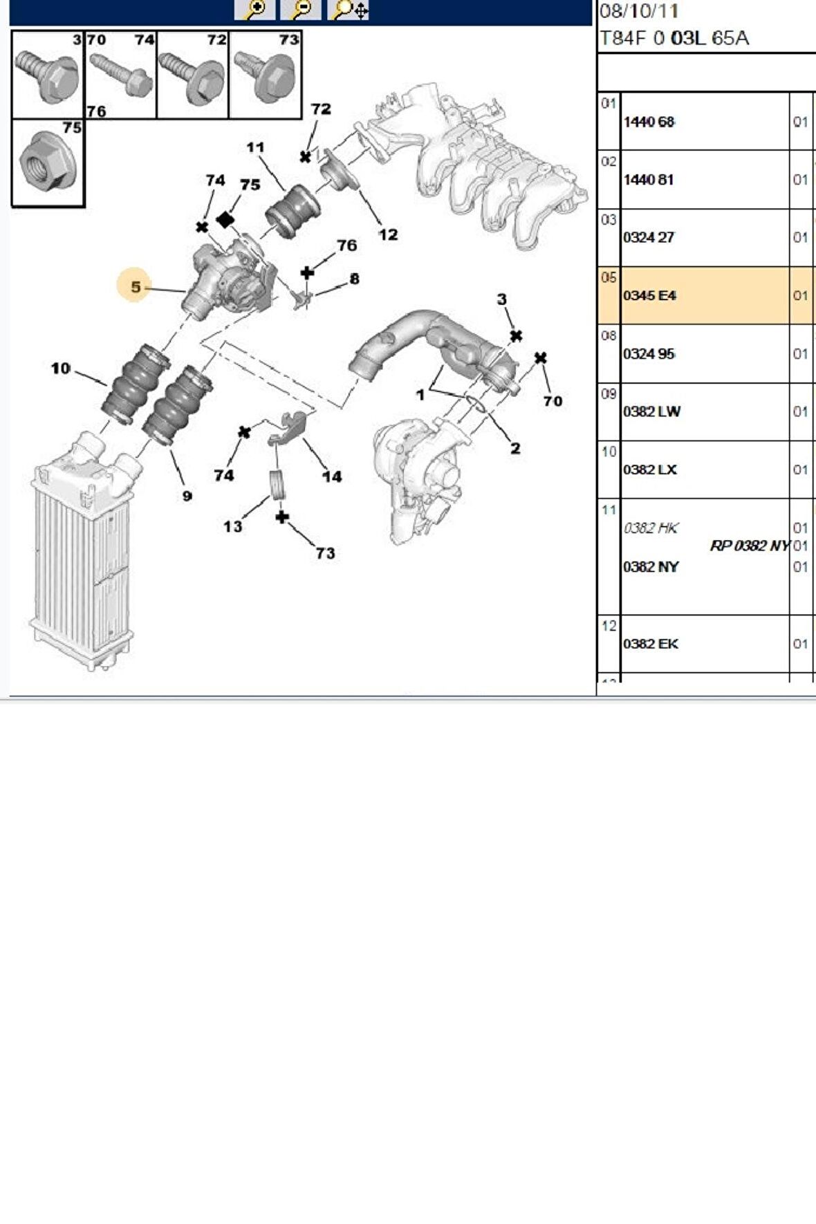 Hava Dozörü DV6ATED4 307 308 5008 Partner Tepee C4 Picasso Berlingo  (0345.E4)