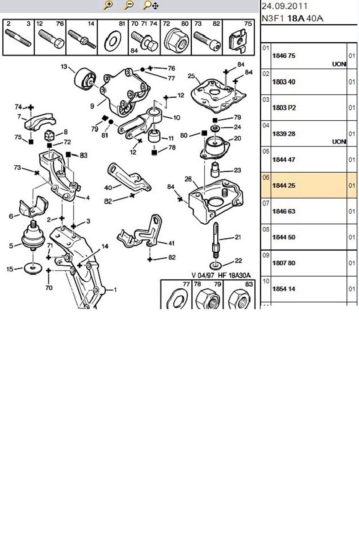 Titreşim Takozu Partner (R59884-MH13106-Y5282-1844.25)