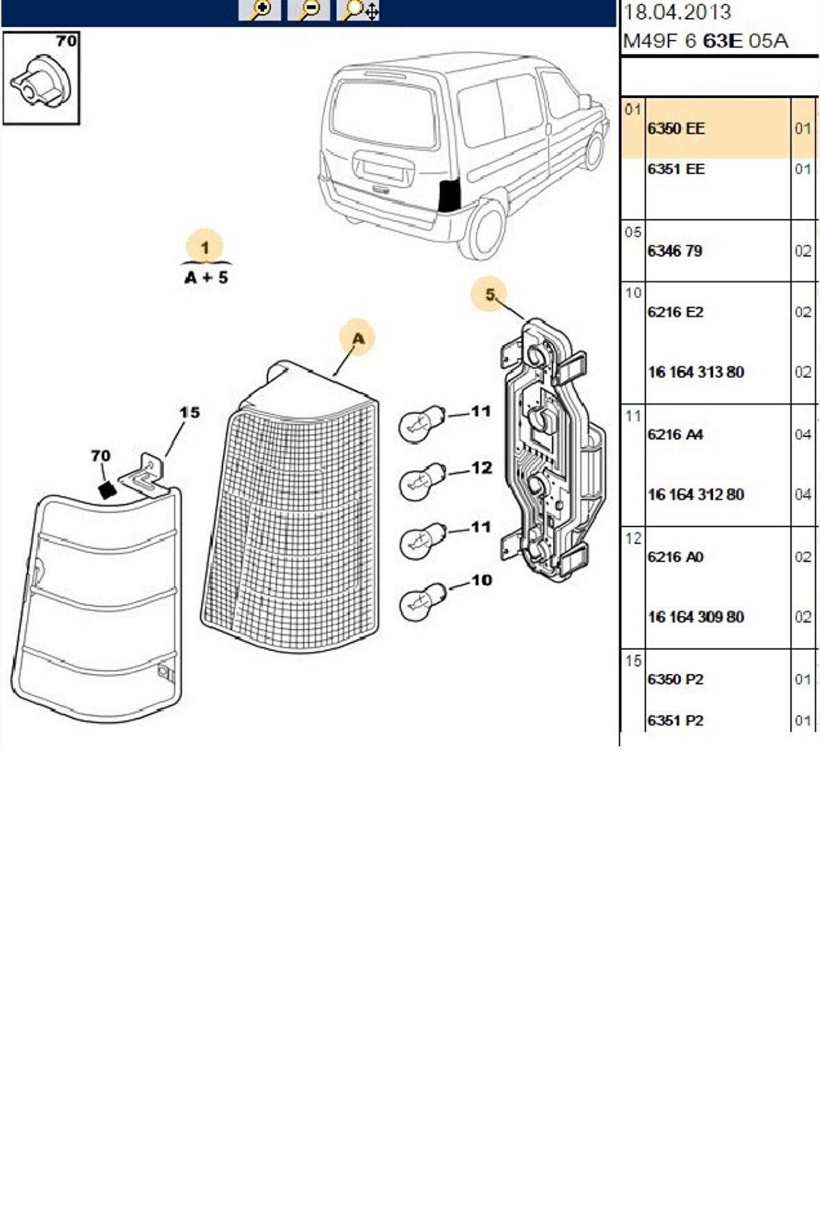 Sol Stop Tek Kapı Partner (6350EE-511119-P4207)