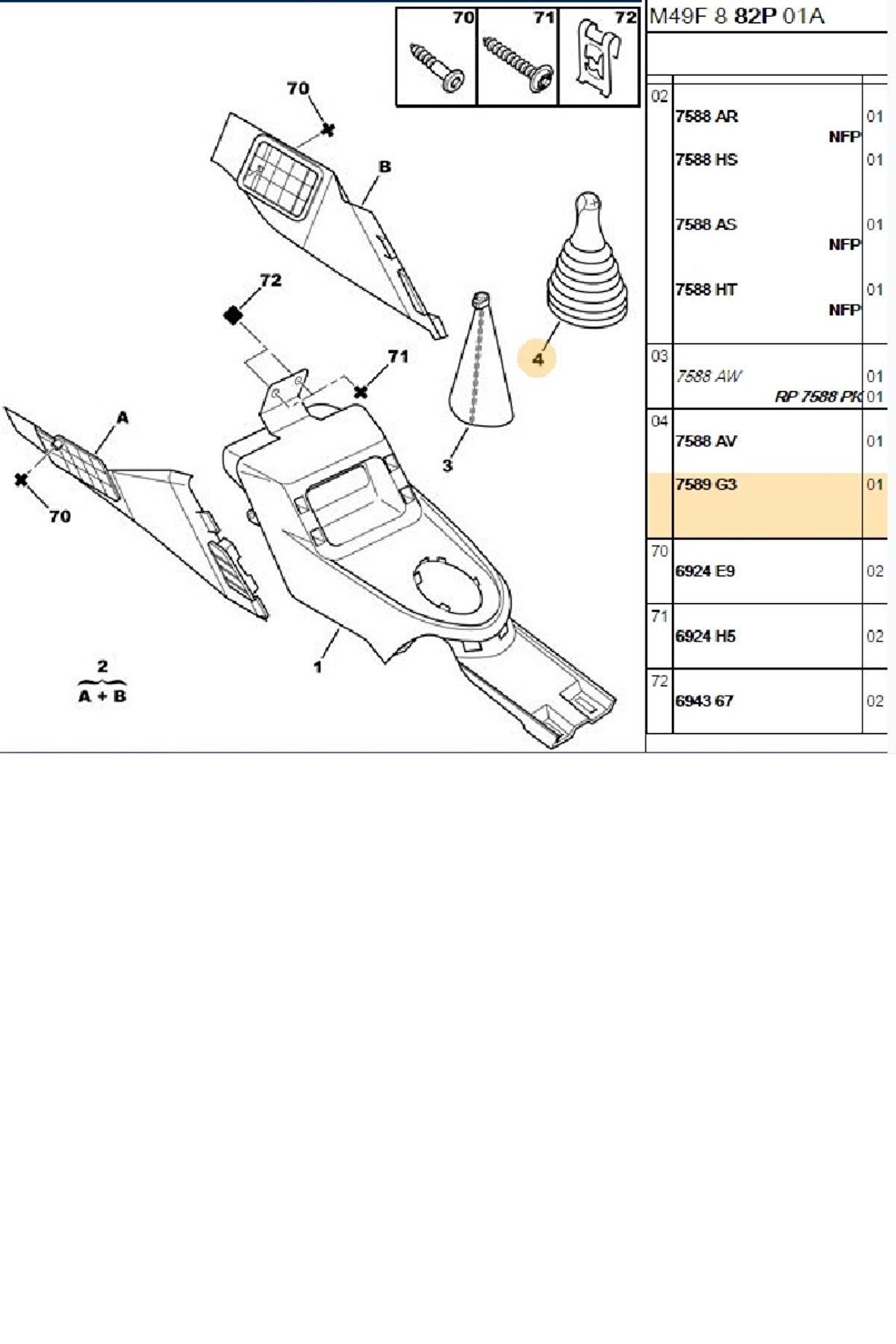 Vites Kol Körüğü Partner Berlingo DW8 (7589.G3-BPE436032)