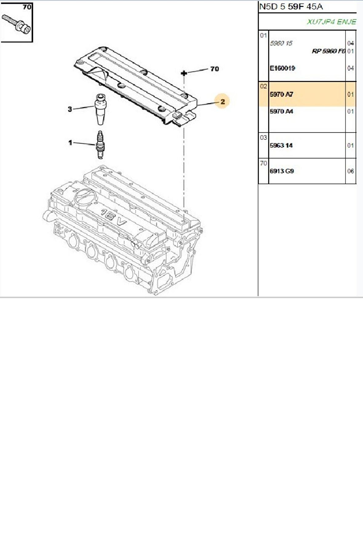 Bobin 306 406 Xsara (5970A7-245099)