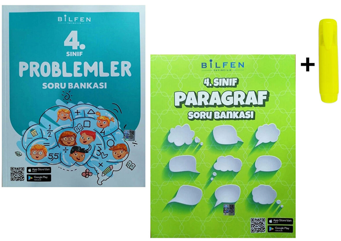 Bilfen Yayınları 4. Sınıf Problem Paragraf Soru Bankası Seti
