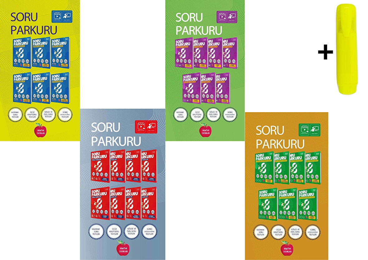 Newton 8.Sınıf Soru Parkuru Matematik Fen Türkçe İnkılap Set Yeni