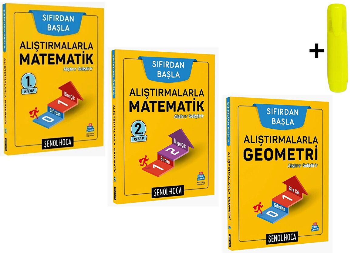 Şenol Hoca - Alıştırmalarla Geometri - Matematik 1. Kitap Ve 2. Kitap