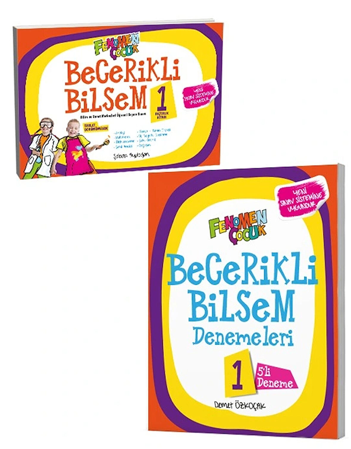 Fenomen Çocuk 1. Sınıf Becerikli Bilsem Hazırlık Ve Deneme Kitabı Güncel Baskı